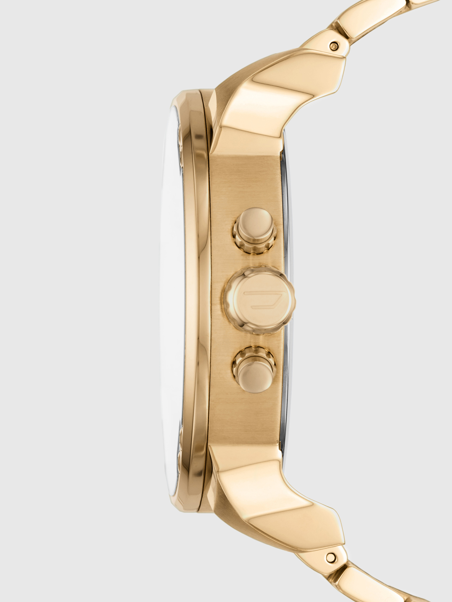 DZ7399 Man: Mr. Daddy 2.0 gold-tone watch with detailed dial