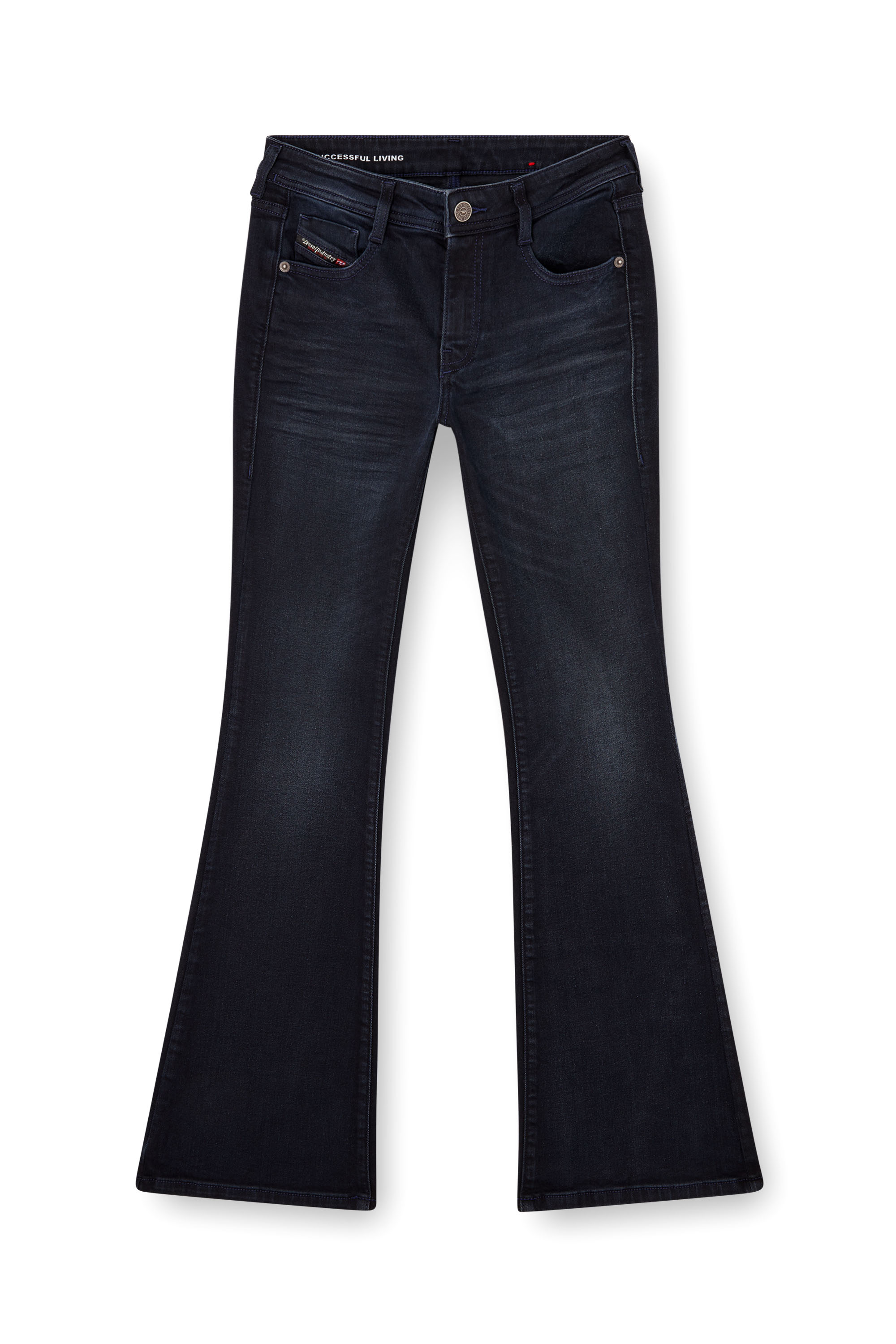 Bootcut Jeans 1969 D-Ebbey 0BMBU, Dark Blue Diesel - Woman's Bootcut Jeans 1969 D-Ebbey 0BMBU, Dark Blue - 2