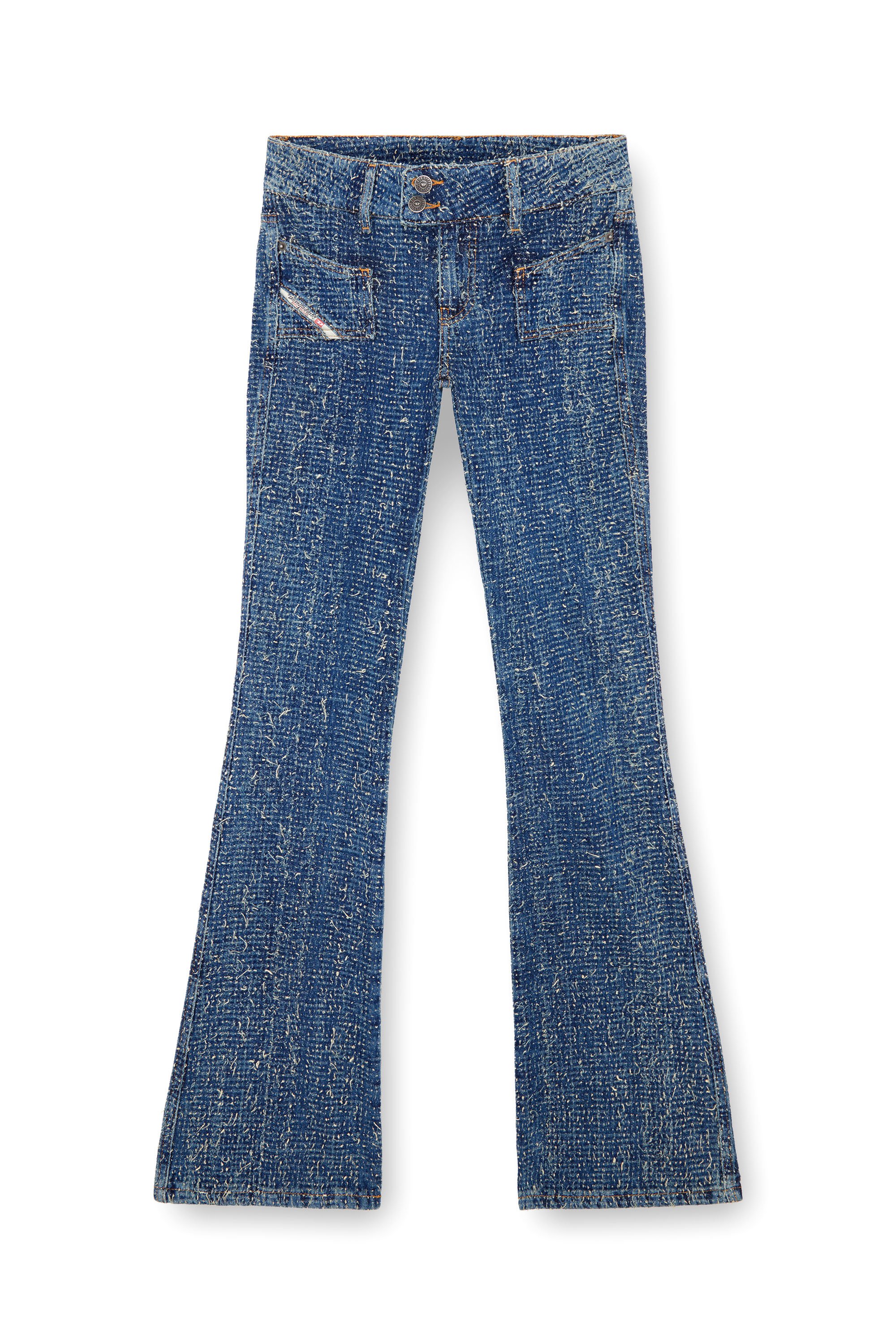 Diesel - Woman Bootcut and Flare Jeans D-Ebush 0PGAH, Medium blue - Image 5
