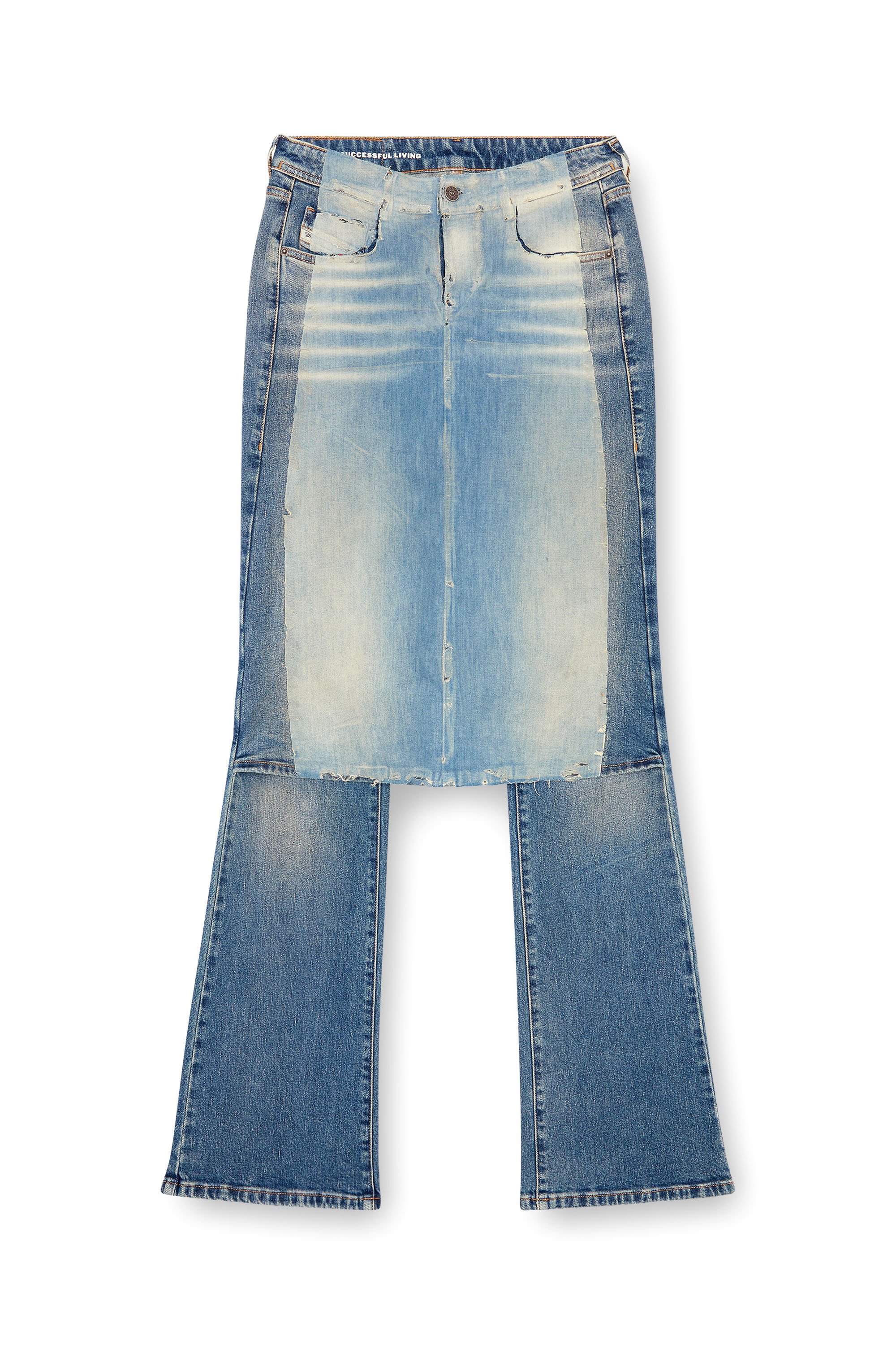 Diesel - Woman Bootcut and Flare Jeans D-Sel 007X8, Medium blue - Image 5