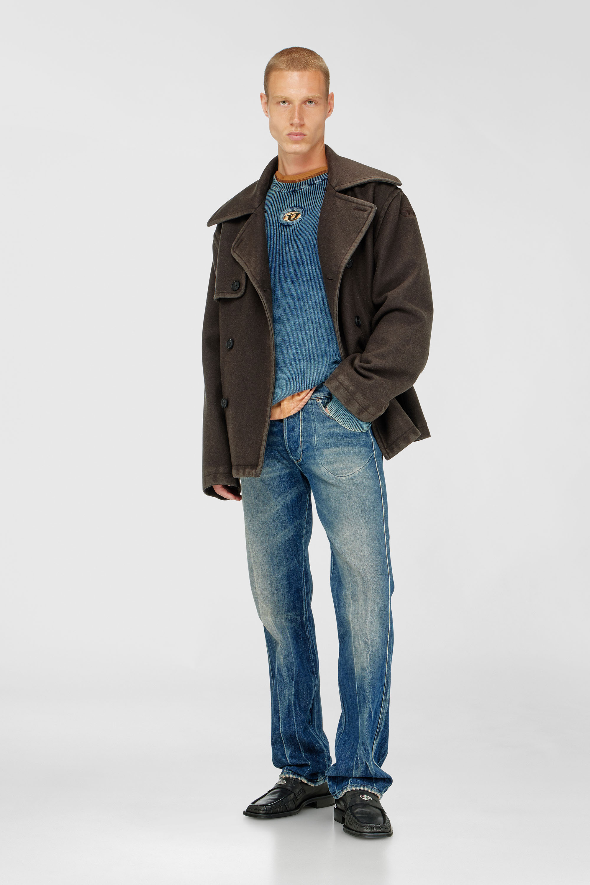Diesel - Man's Regular Jeans 1985 Larkee 09Q27, Medium blue - 2