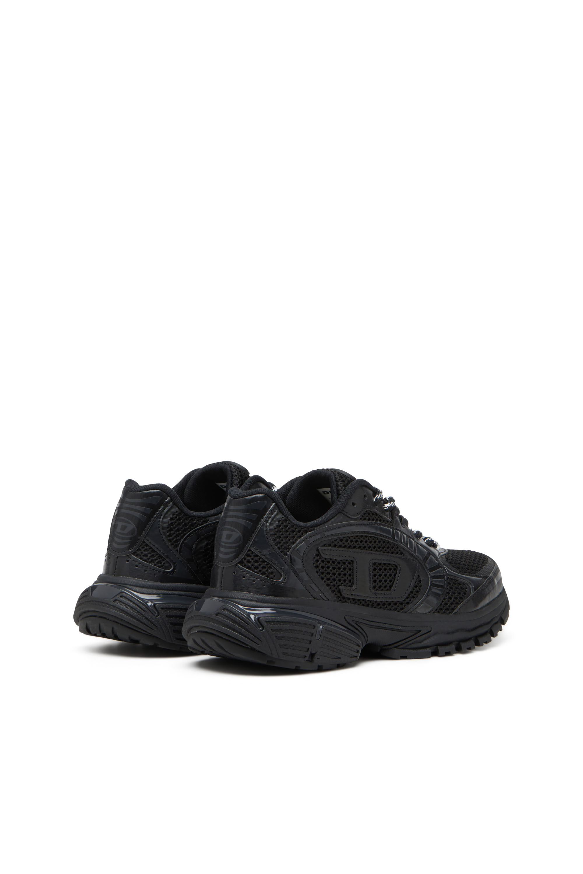 Diesel - S-PRO-V-DENSE LOW, Man's Mesh sneakers with Oval D logo in Black - 3