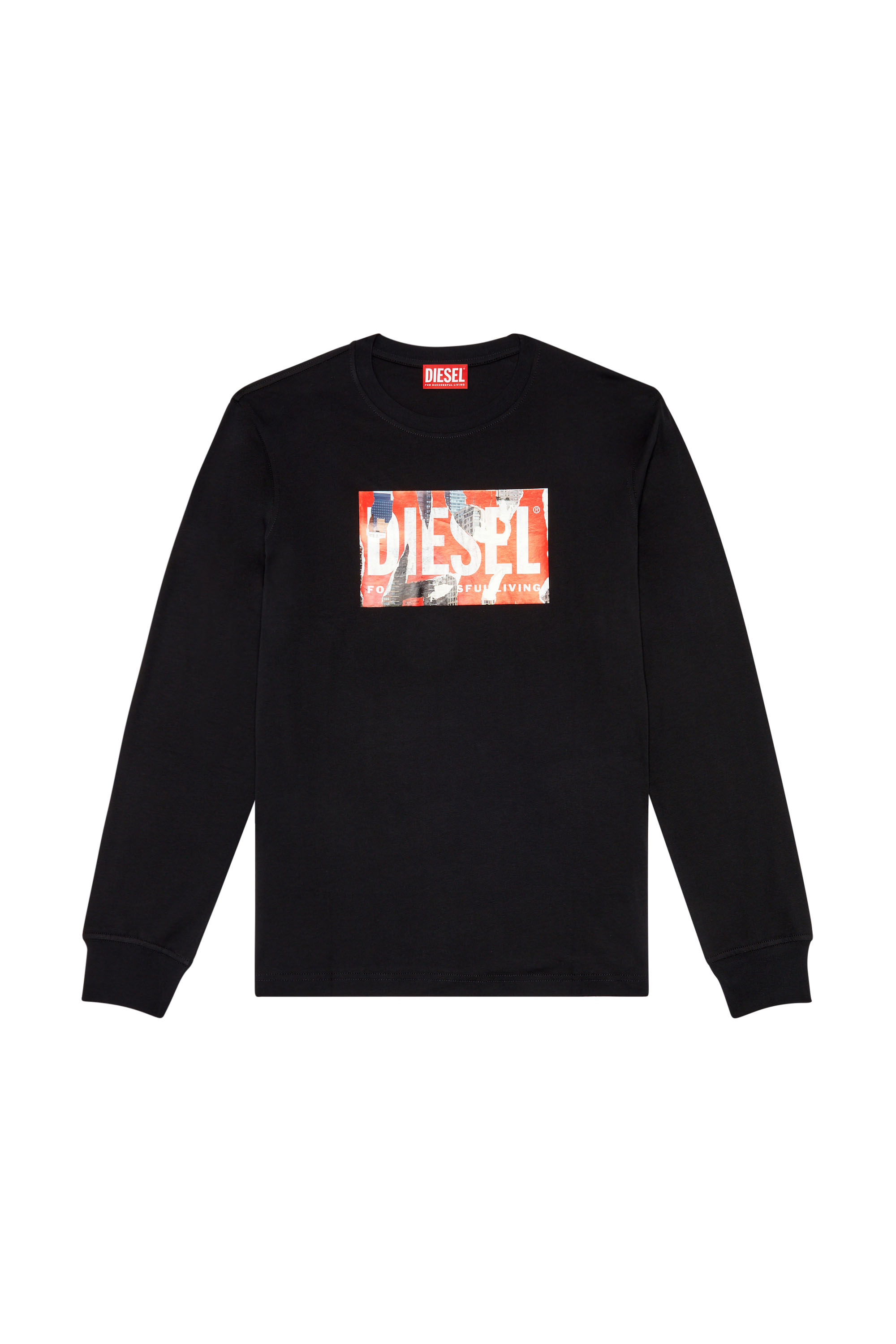 Diesel - T-JUST-LS-L6, Black - Image 3