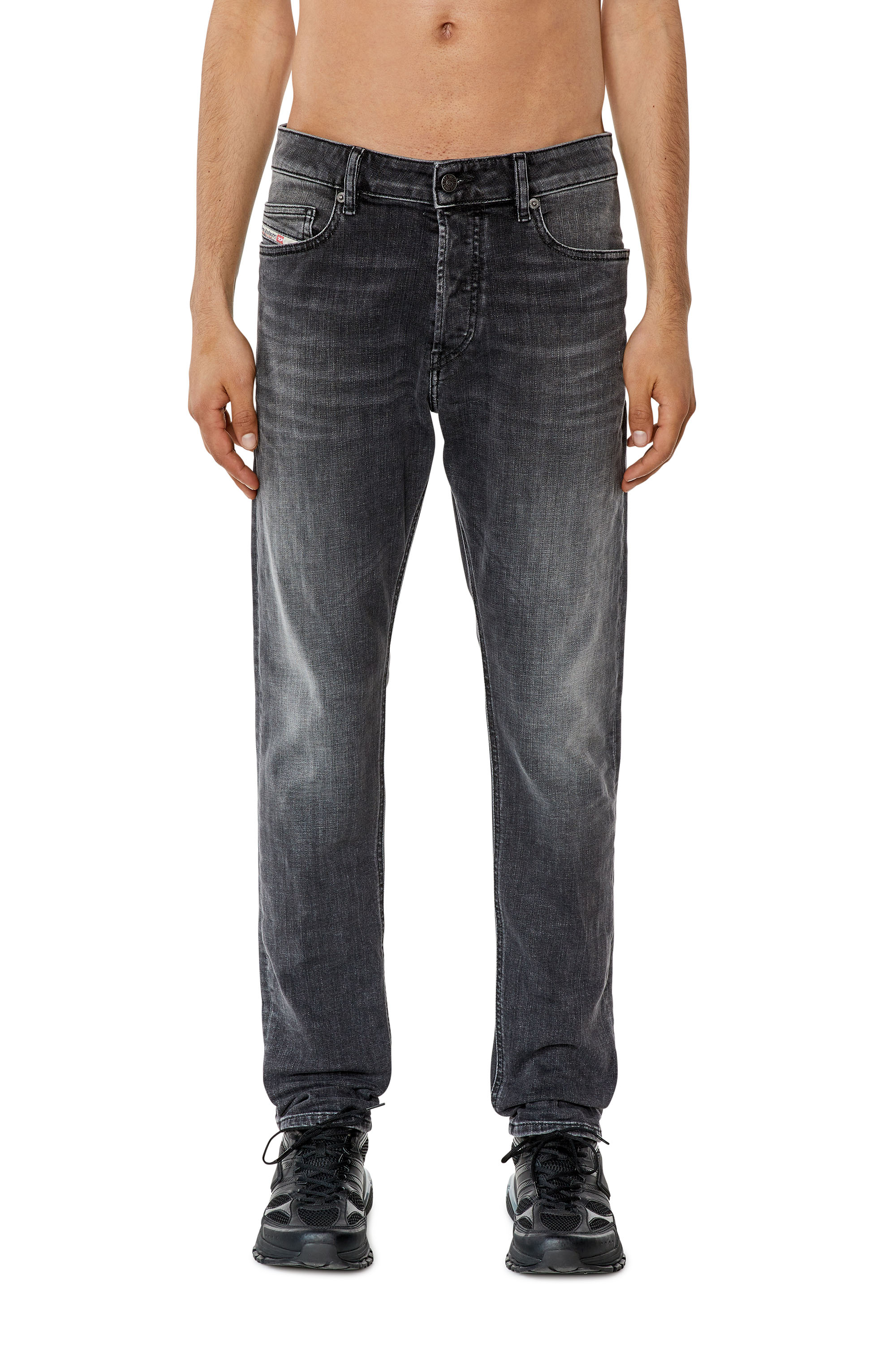 Diesel - Slim Jeans D-Luster 09G82, Black/Dark grey - Image 1