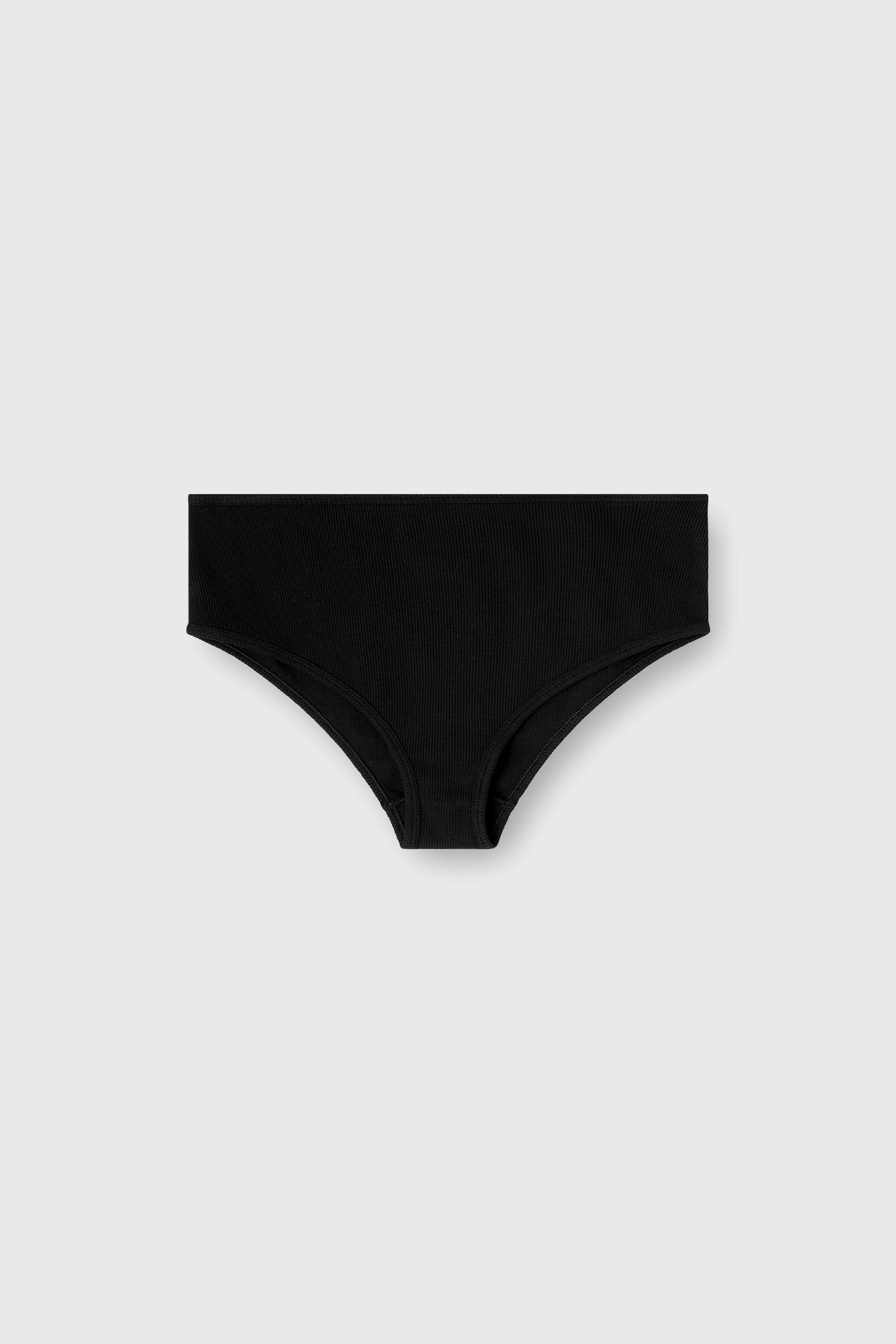 Diesel - CHARLI-DNM, Woman's High-waisted stretch-cotton panties in Black - 2