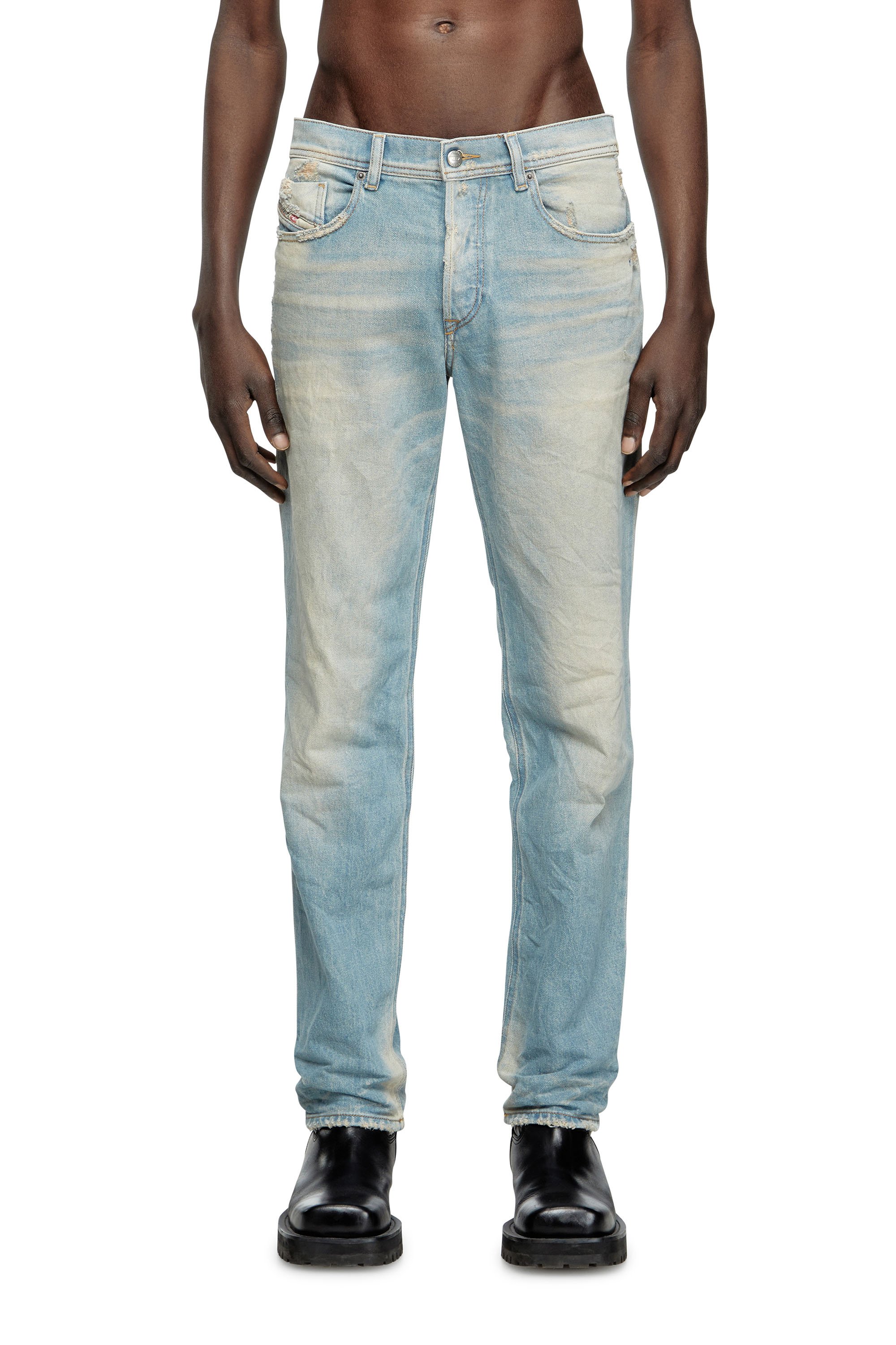 Diesel - Man's Regular Jeans 2023 D-Finitive 09L23, Light Blue - 1