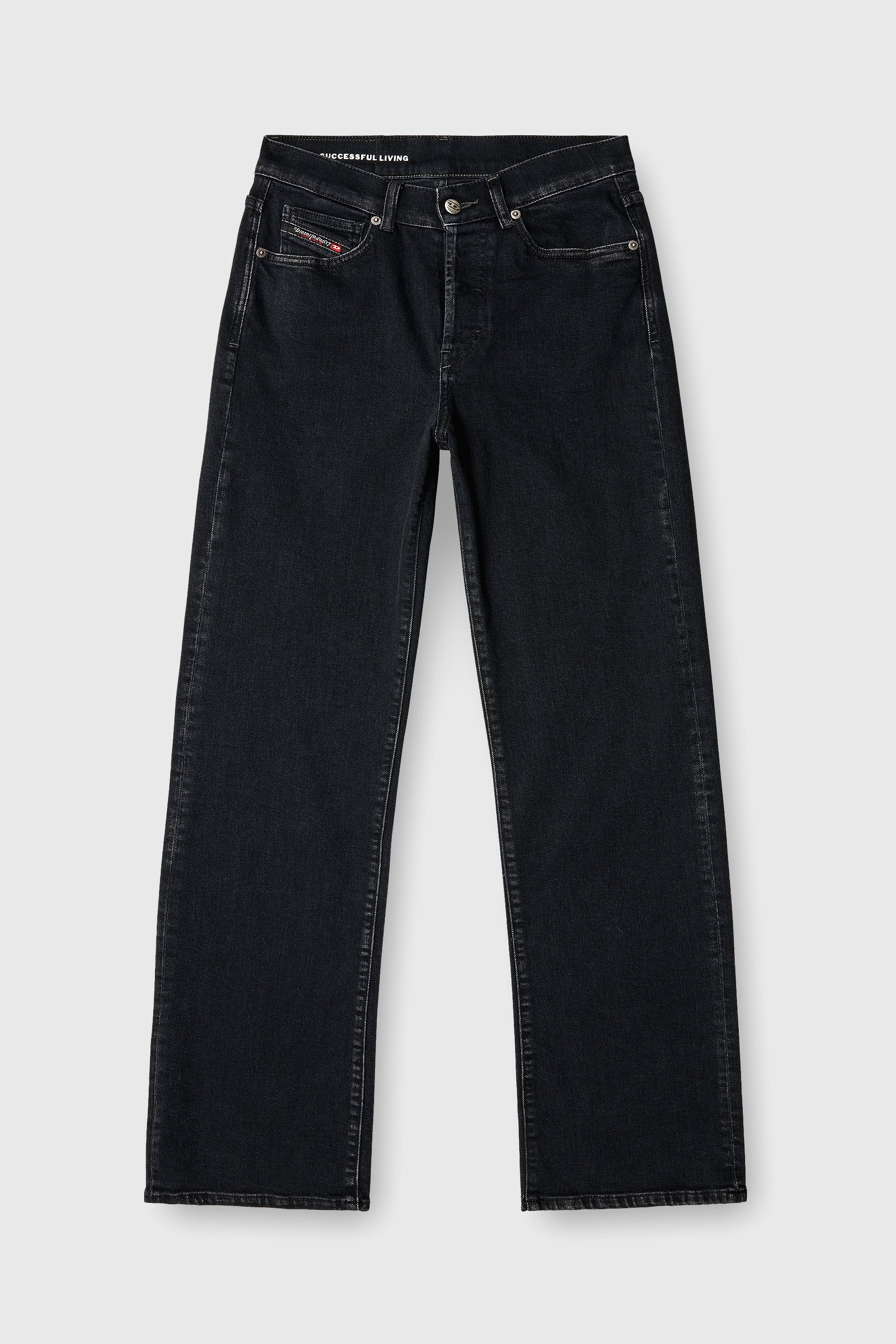 Diesel - Woman's Regular Jeans 1971 D-Sent 09N89, Black/Dark grey - 2