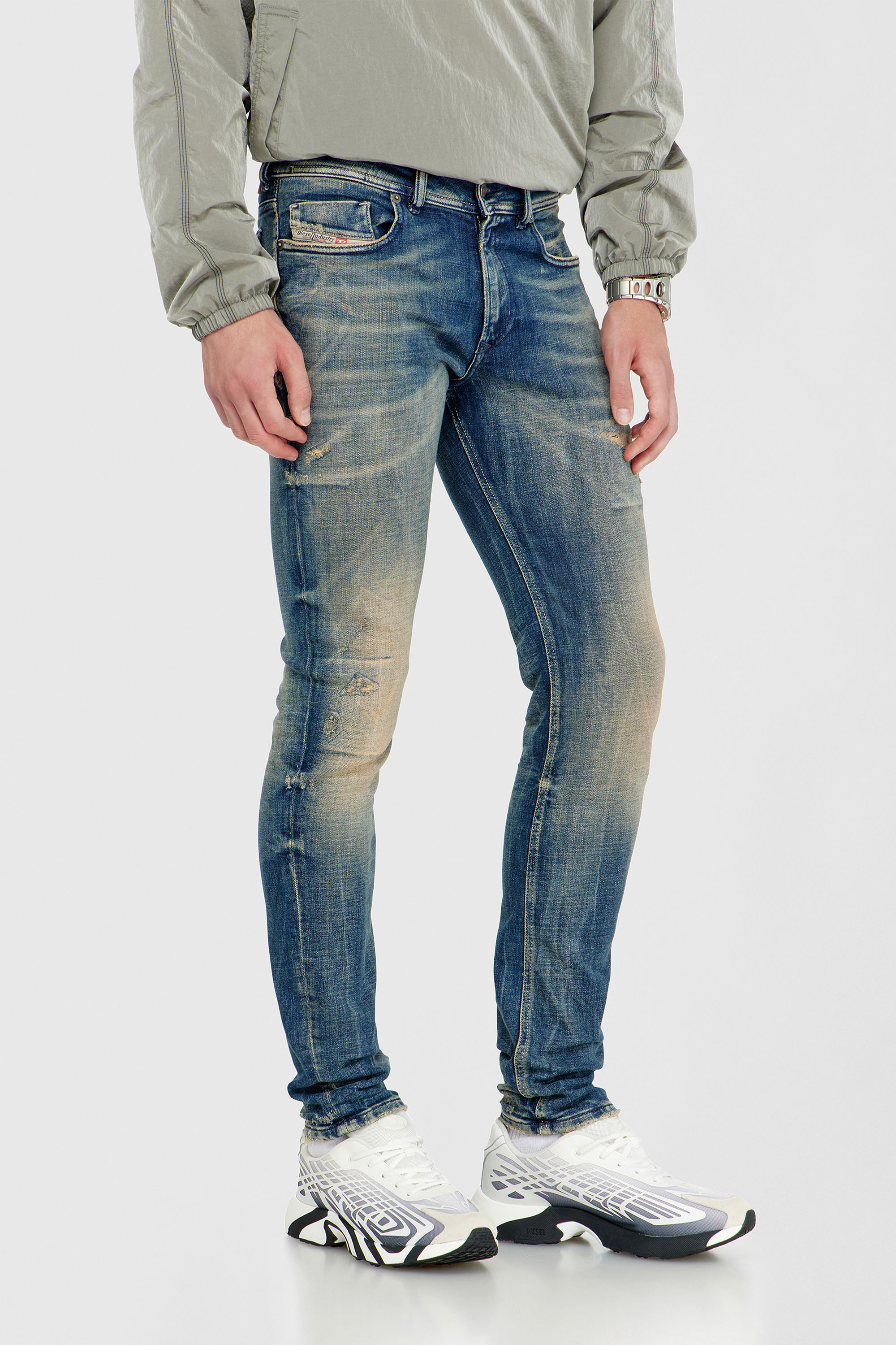Diesel - Man's Skinny Jeans 1979 Sleenker 09P68, Dark Blue - 7