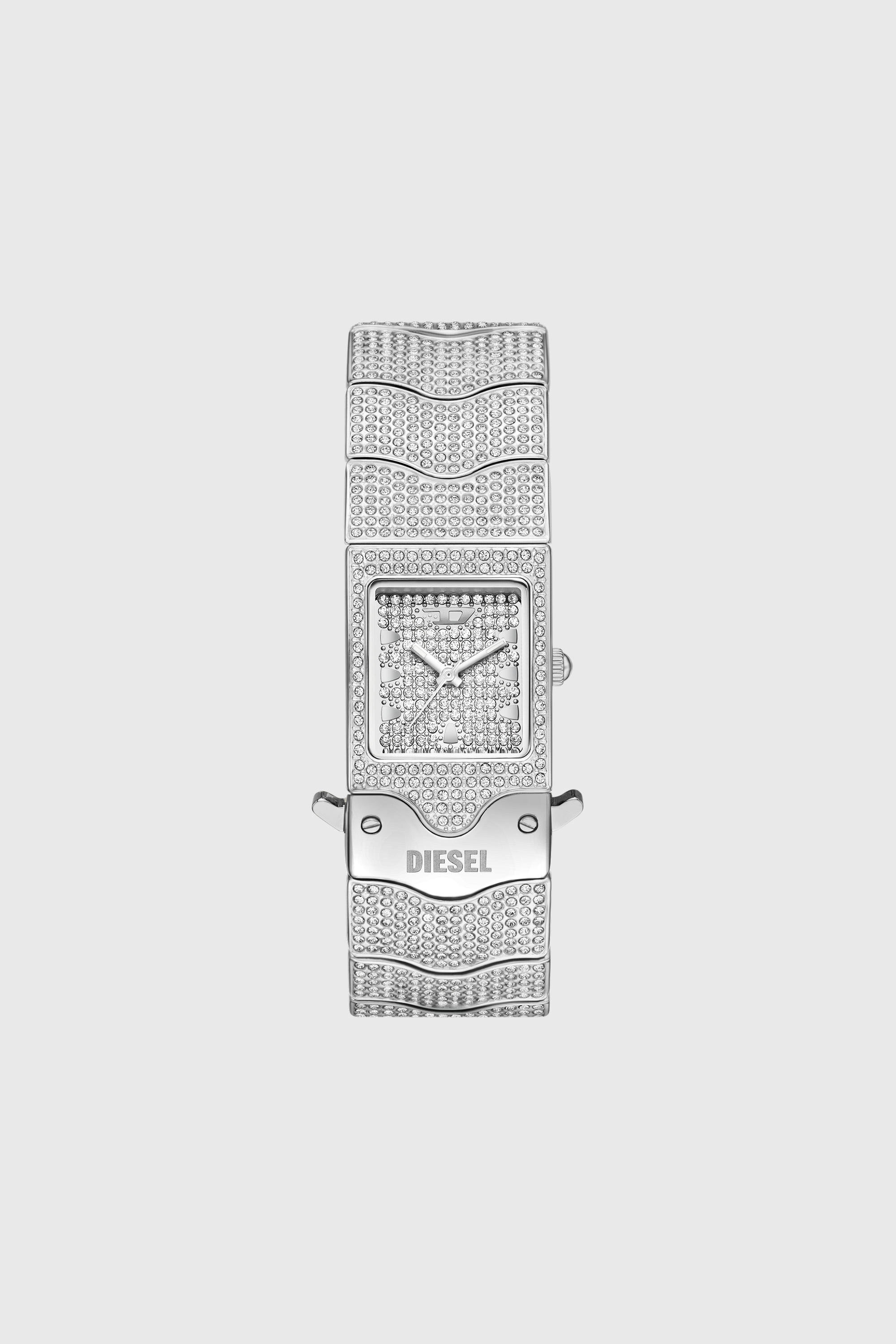 Closer limited edition stainless steel pav&eacute; watch