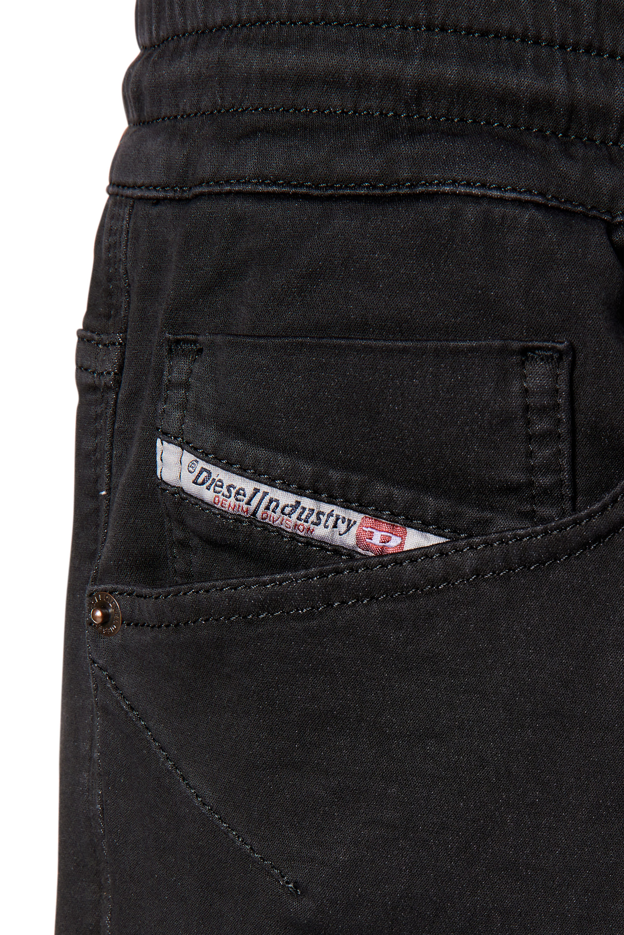 Diesel - D-Amage JoggJeans® 068DY Tapered, Black - Image 3