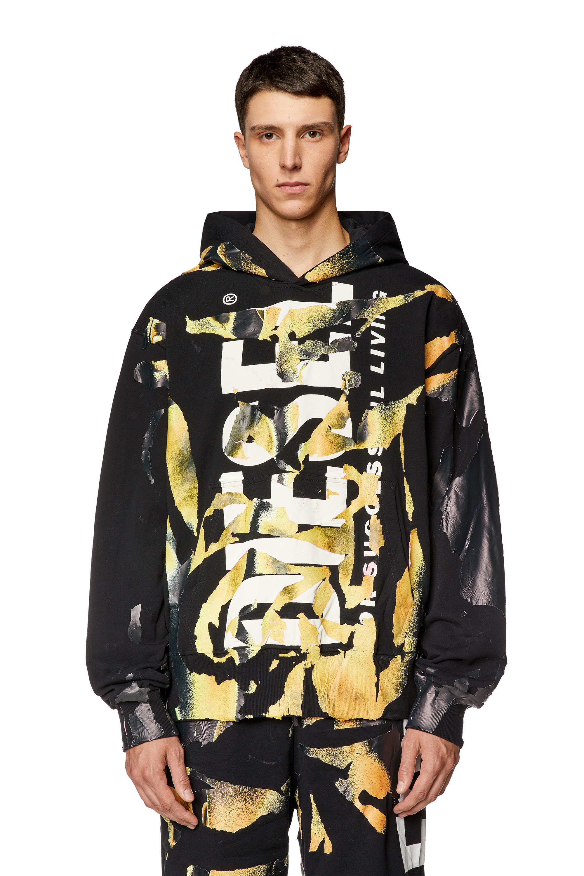 Diesel - S-MAC-HOOD-M1, Black/Orange - Image 5