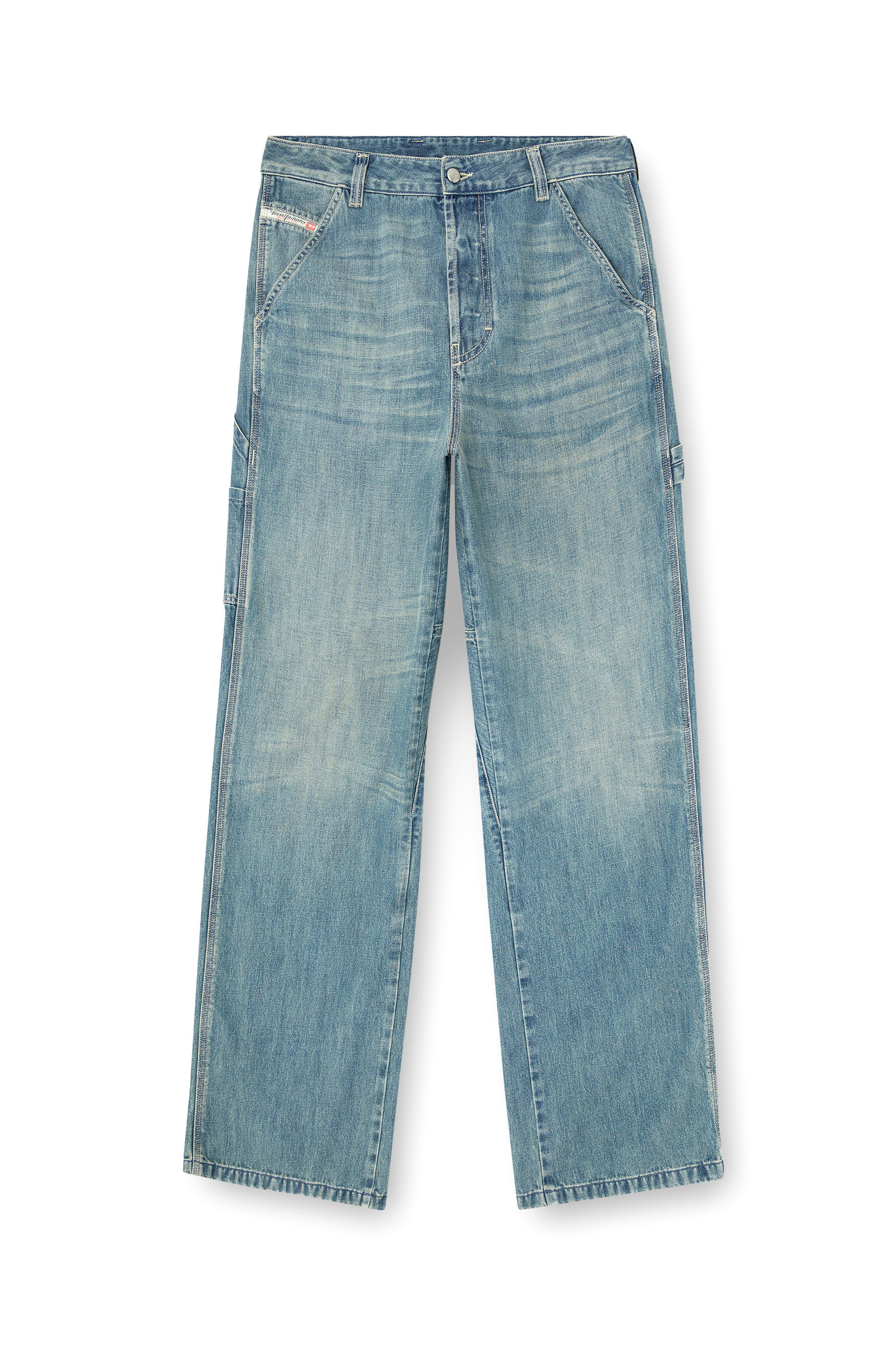Diesel - Man's Relaxed Jeans D-Livery 068SK, Light Blue - 3