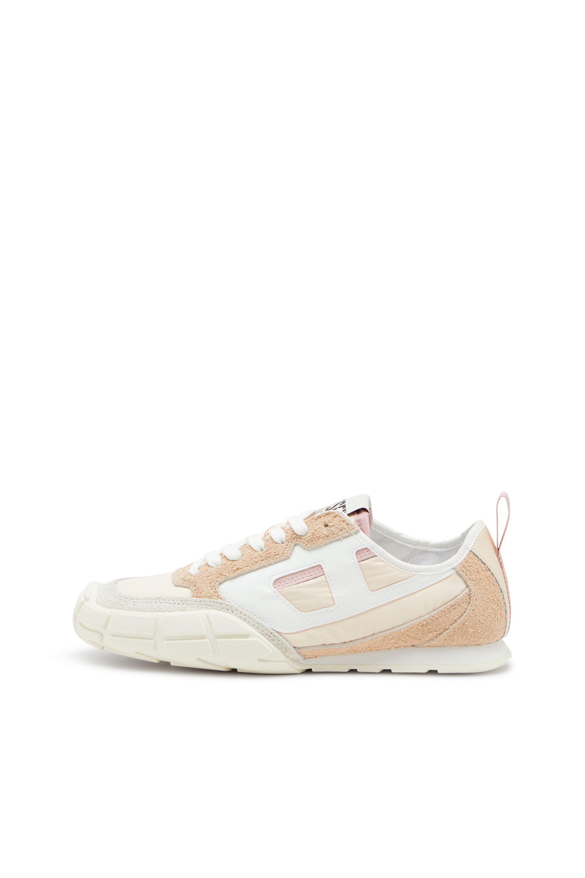 Diesel - S-PAGODHA LOW W, Woman's S-Pagodha-Sneakers in leather, suede and ripstop in Beige - 2