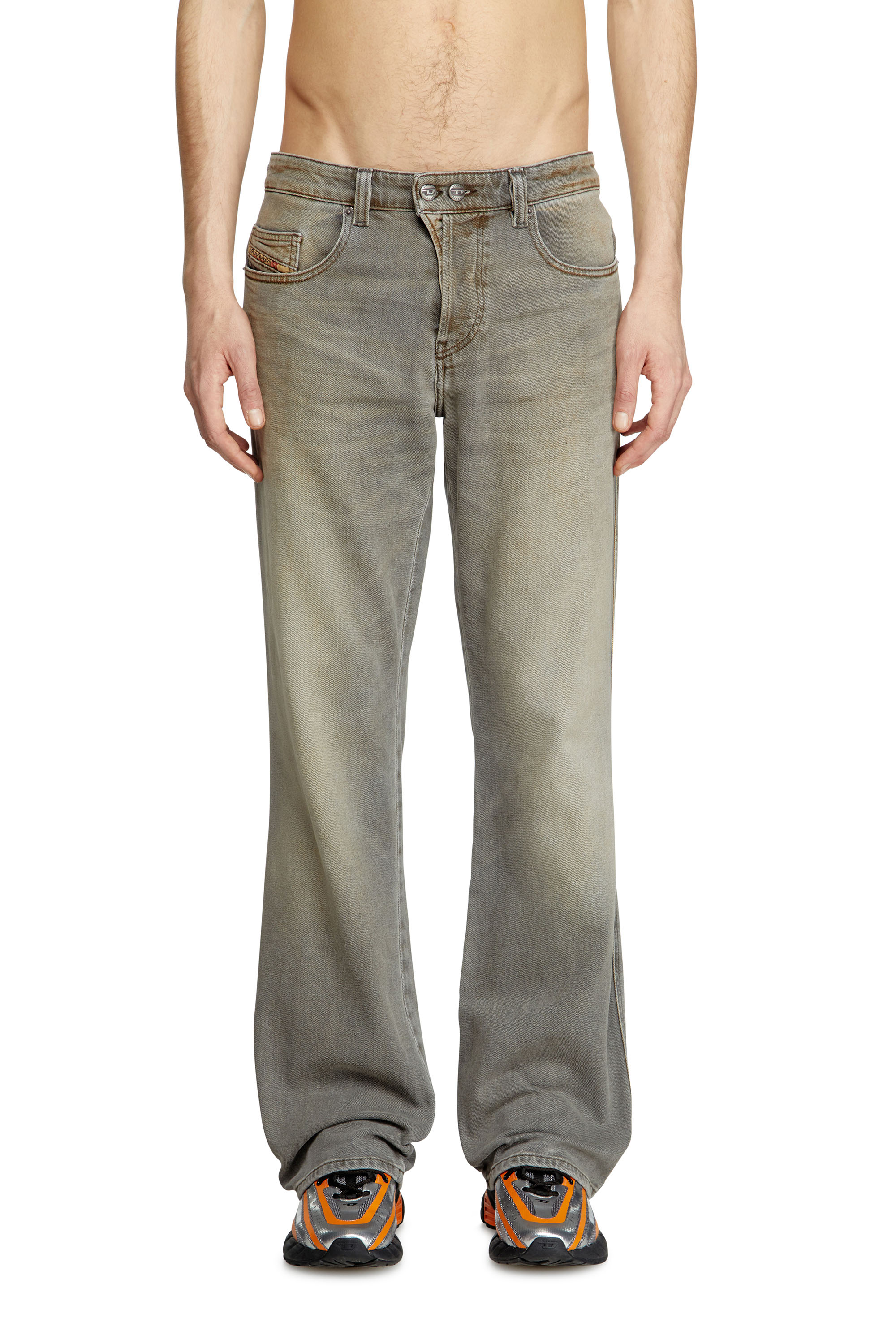 Diesel - Man's Bootcut Jeans 1998 D-Buck 09L37, Light Grey - 3