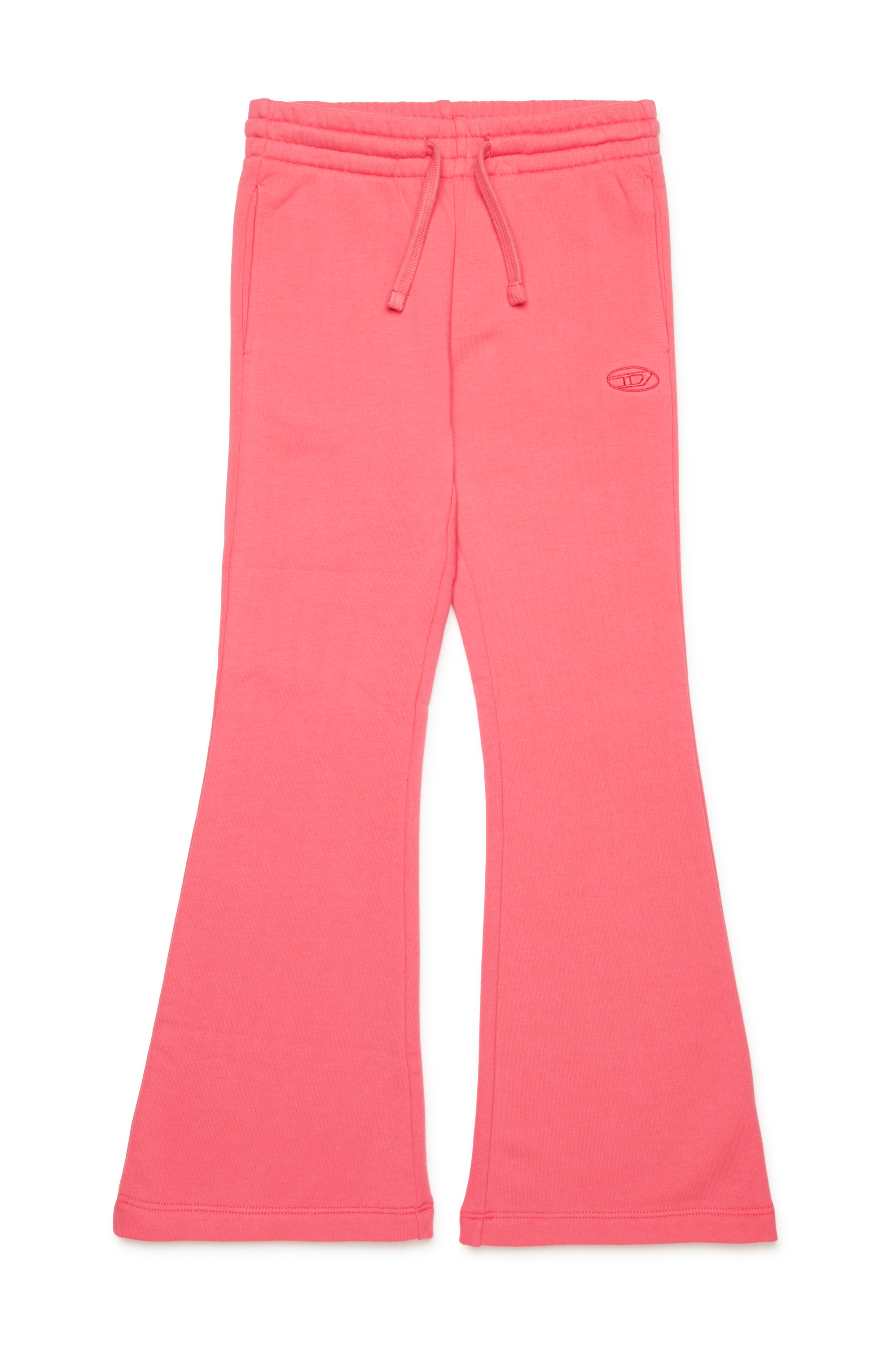 Diesel - PENTTY, Woman's Flared sweatpants with logo embroidery in Pink - 1