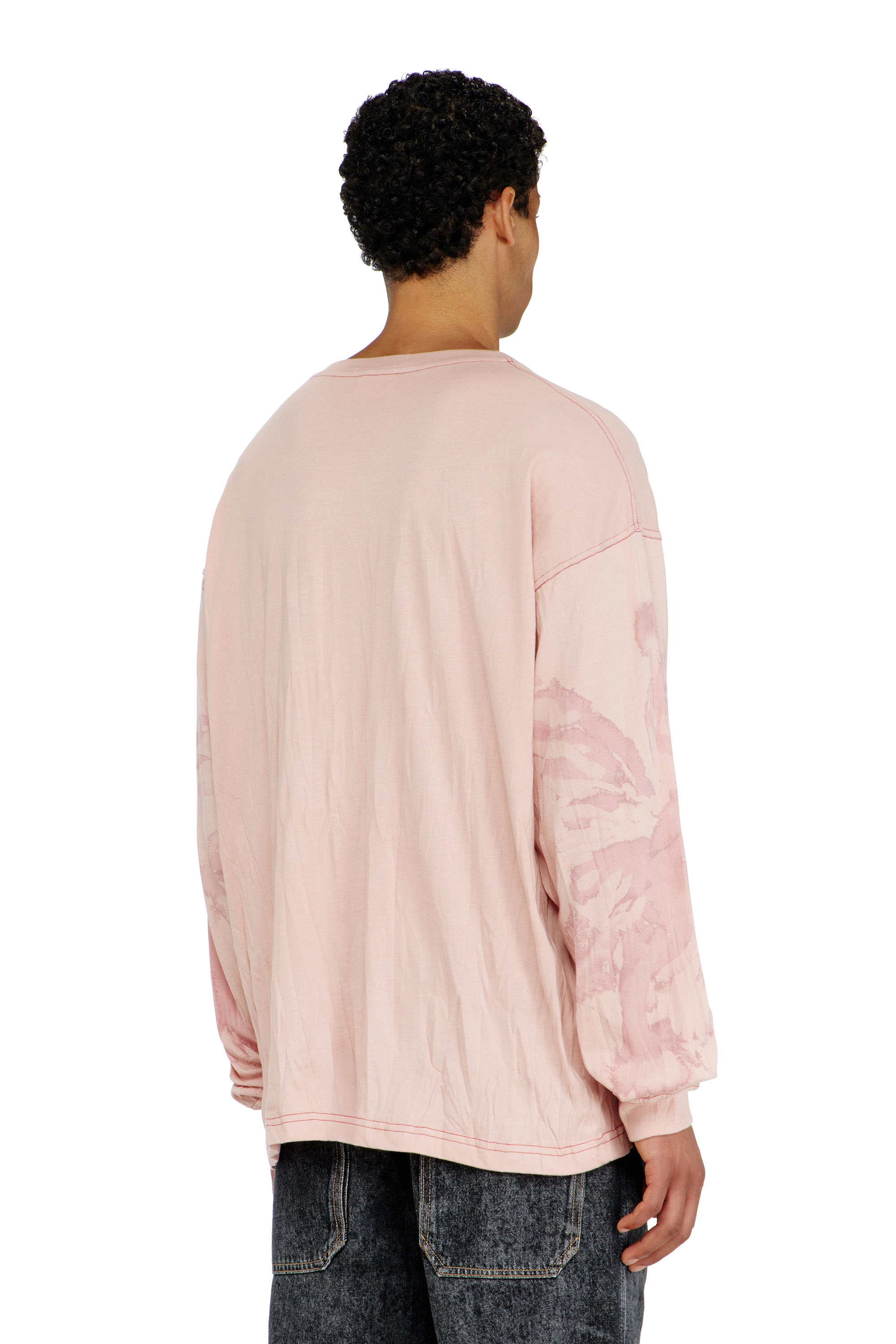 Diesel - T-BOXT-LS-AA4, Man's Relaxed long sleeve tee with blotched print in null - 3