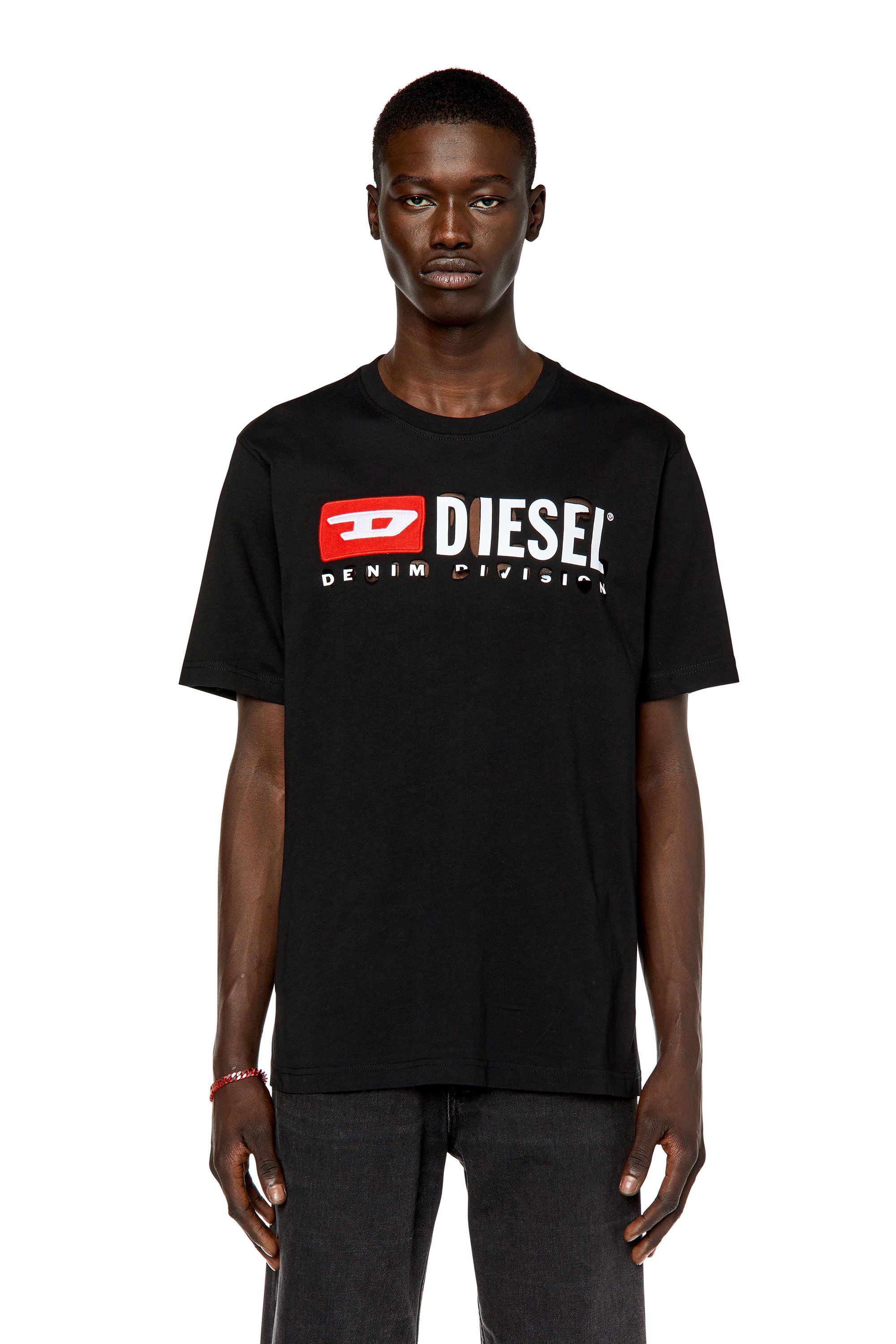Diesel - T-JUST-DIVSTROYED, Black - Image 1
