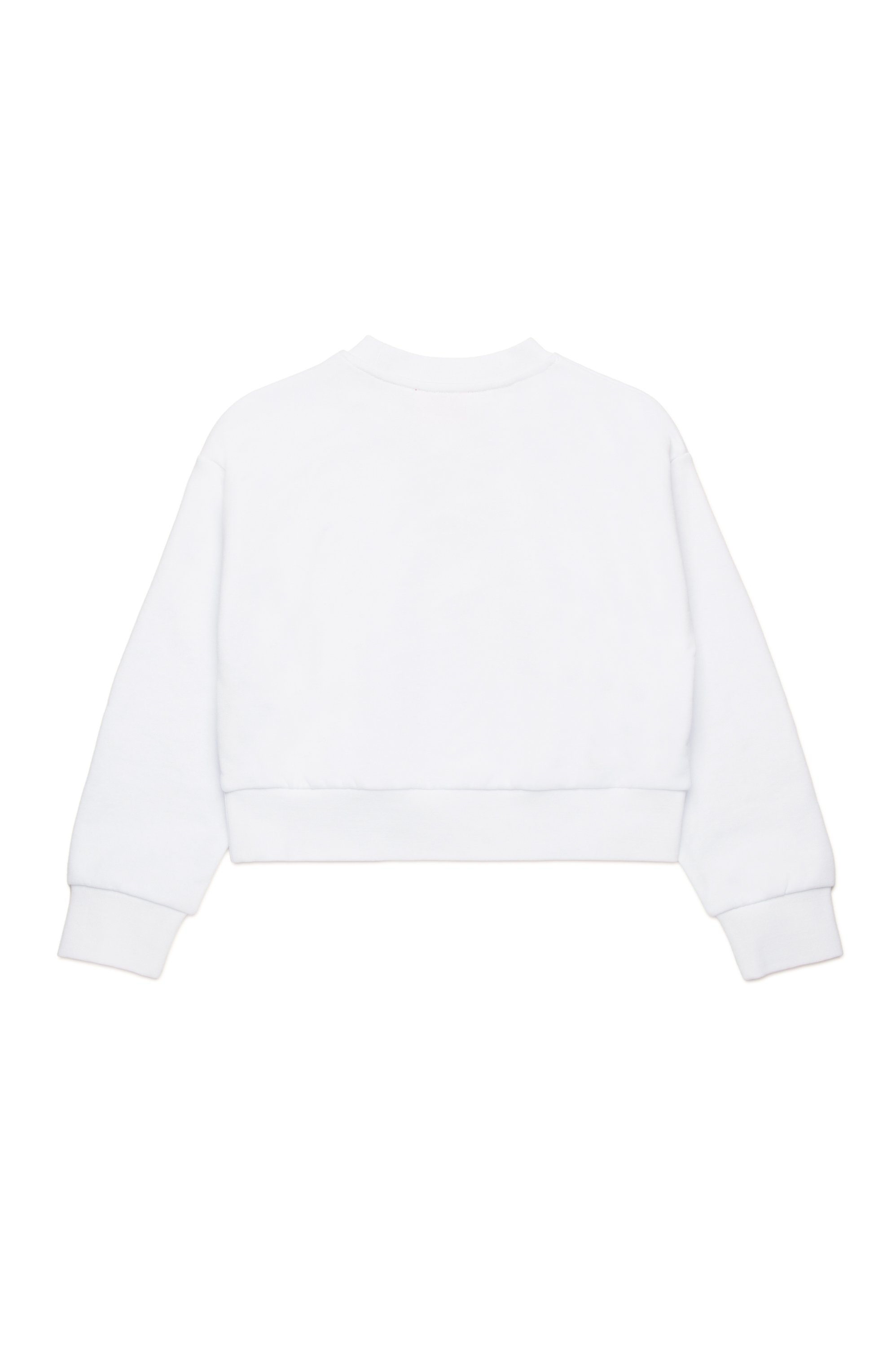 Diesel - STRASLIUM, Woman's Sweatshirt with Oval D cutout in White - 2