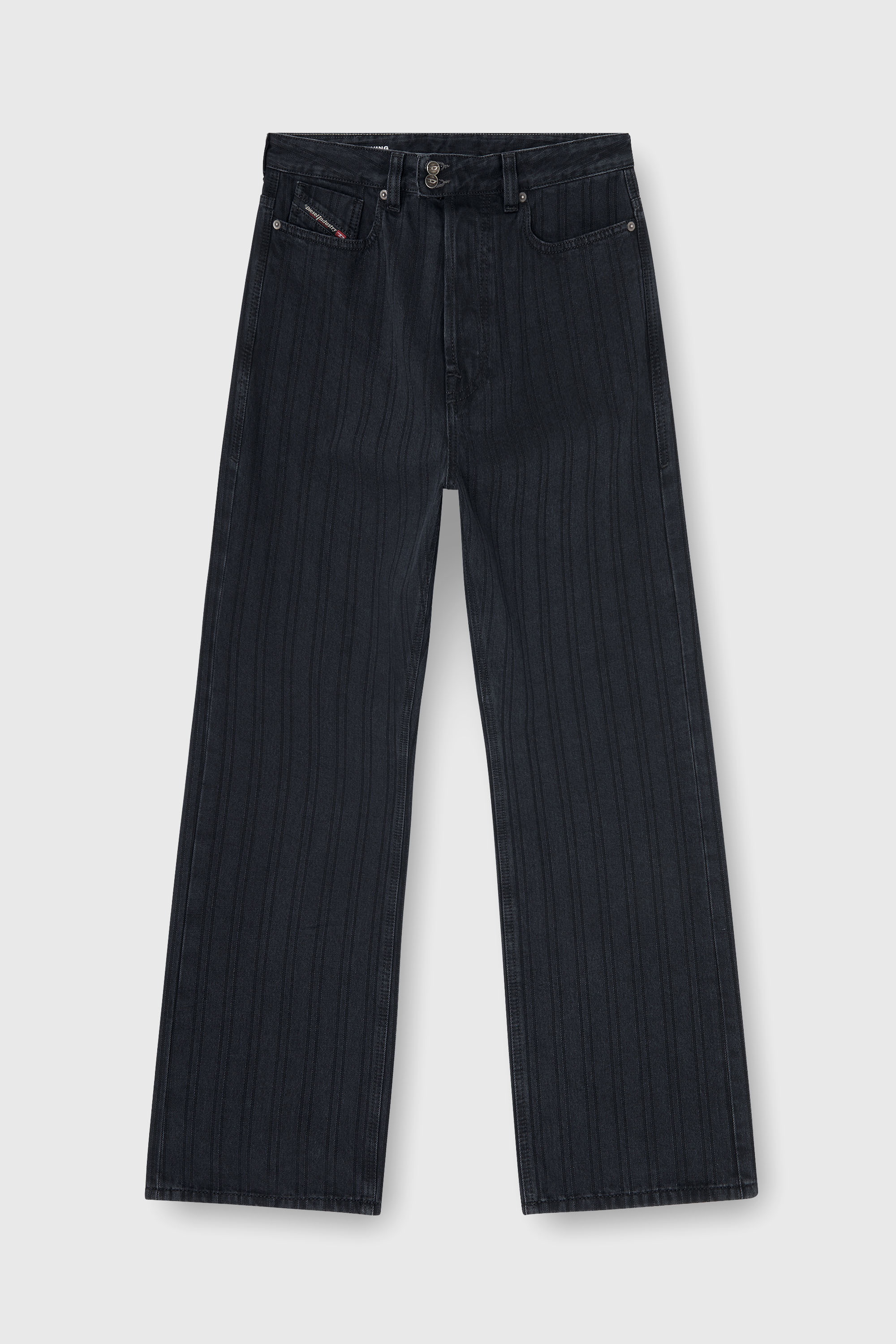 Diesel - Man's Relaxed Jeans 1980 D-Eeper 09Q12, Black/Dark grey - 6