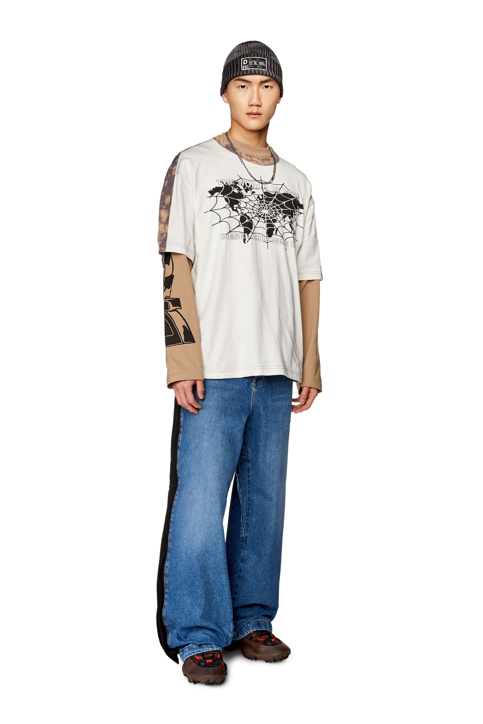 Diesel - Straight Jeans D-Livery 0HJAV, Medium blue - Image 1