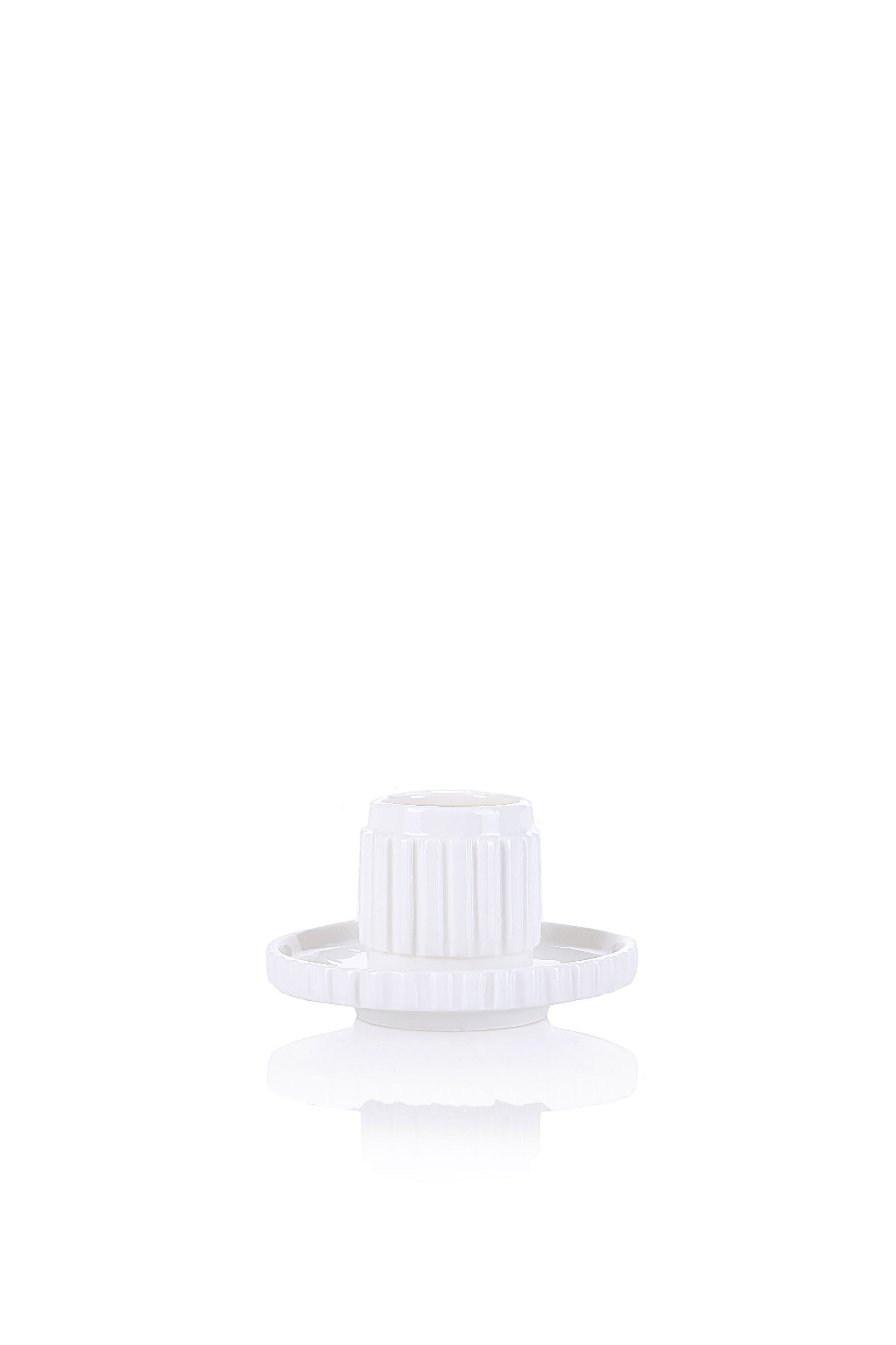 Diesel - 10974 MACHINE COLLEC, Unisex's Porcelain coffee cup with saucer in White - 1