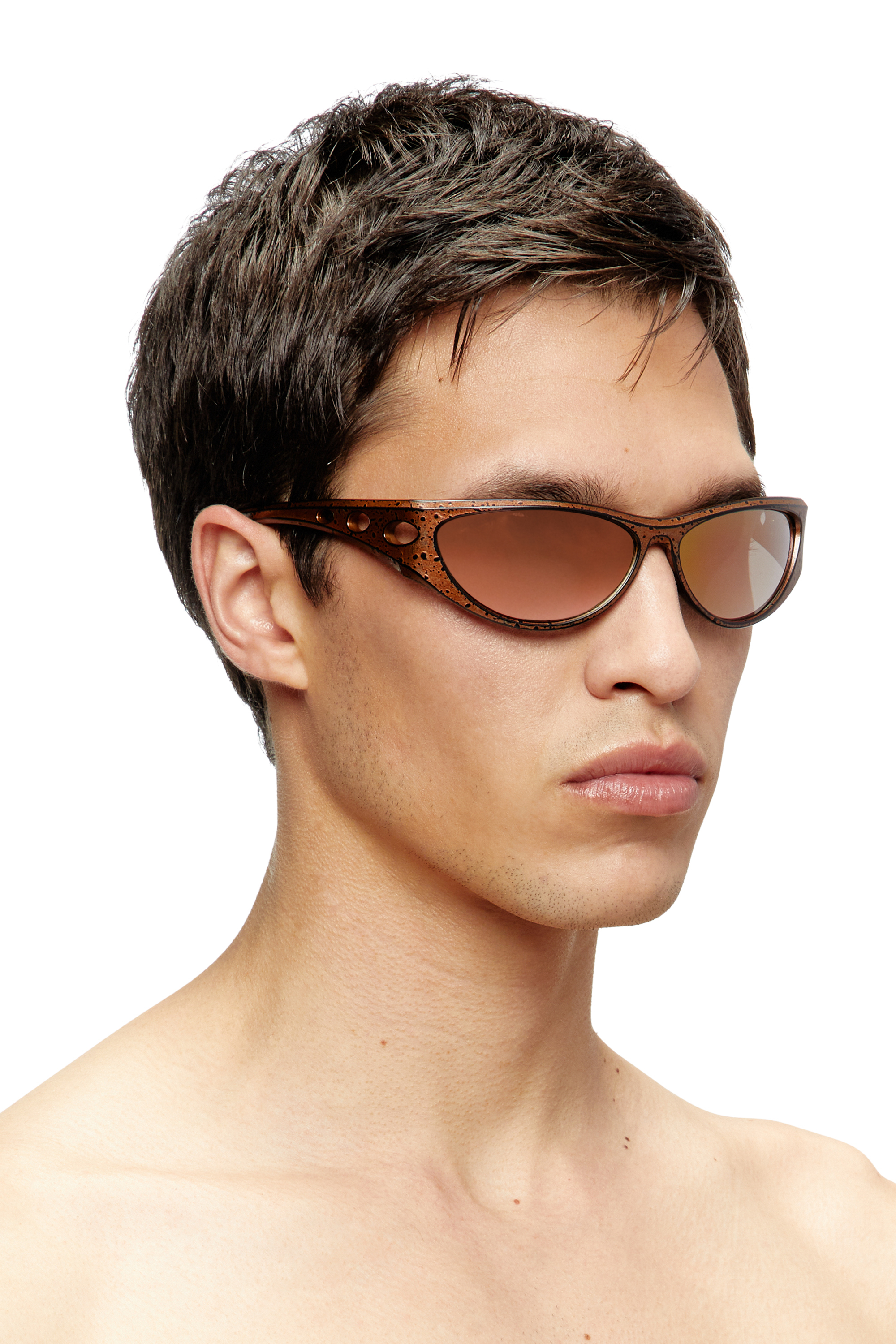 Women's Cat-eye style sunglasses | Brown | Diesel