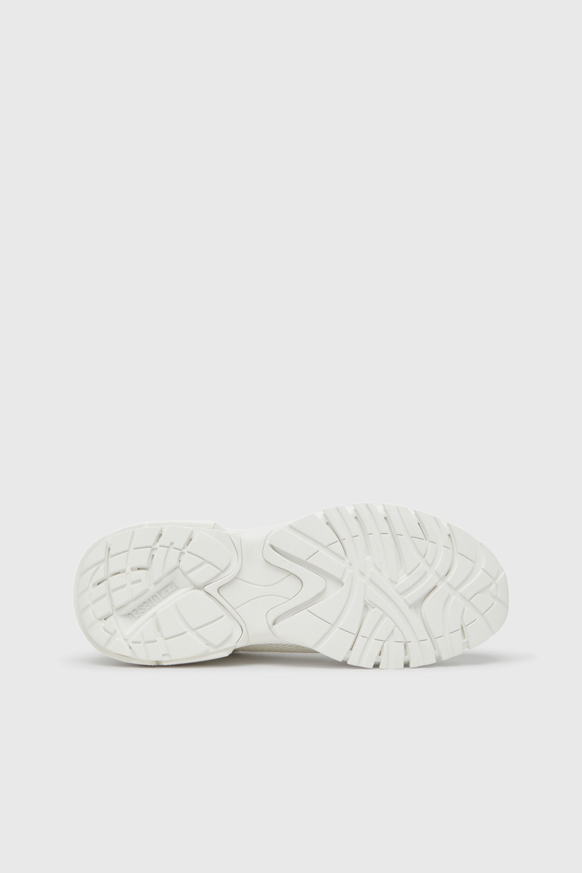 Diesel - S-PRO-V-DENSE LOW W, Woman's S-Pro-V-Dense-Monochrome mesh sneakers with Oval D logo in White - 5