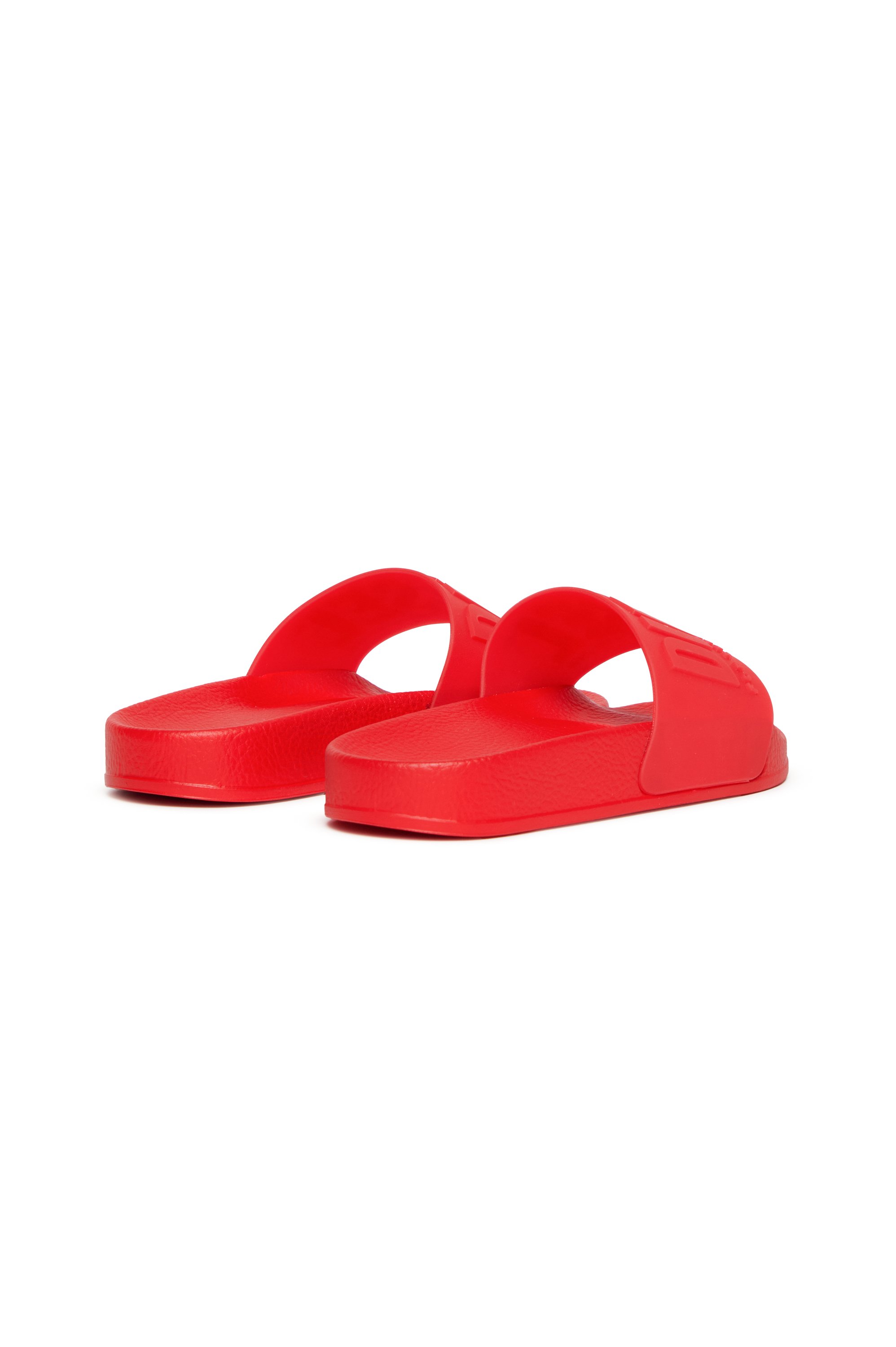 Diesel - SA-MAYEMI CC, Unisex's Semi-transparent rubber pool slides in Red - 3