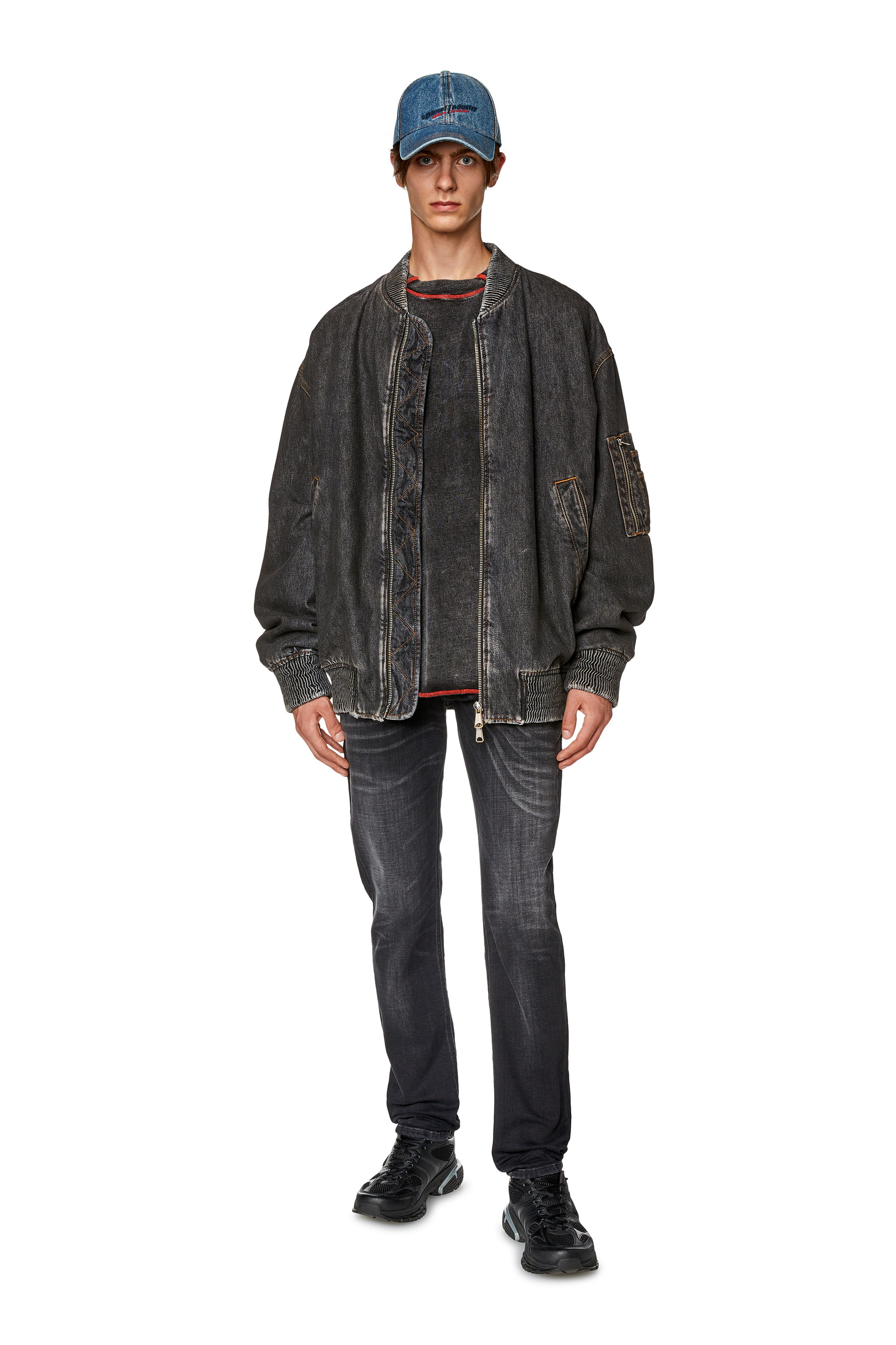 Diesel - Skinny Jeans 1979 Sleenker 09G54, Black/Dark grey - Image 1