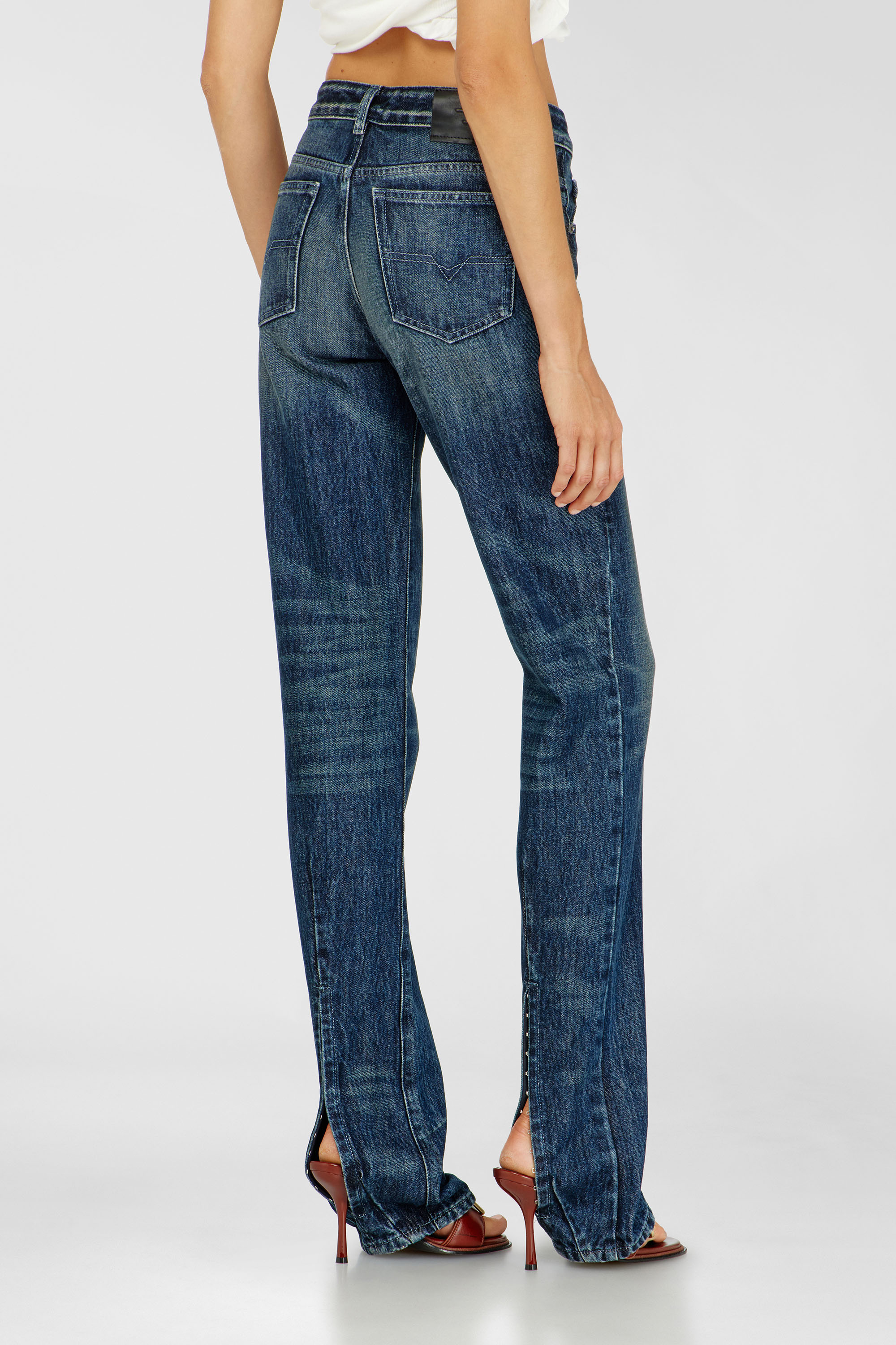 Diesel - Woman's Regular Jeans D-Heel 007FZ, Dark Blue - 5