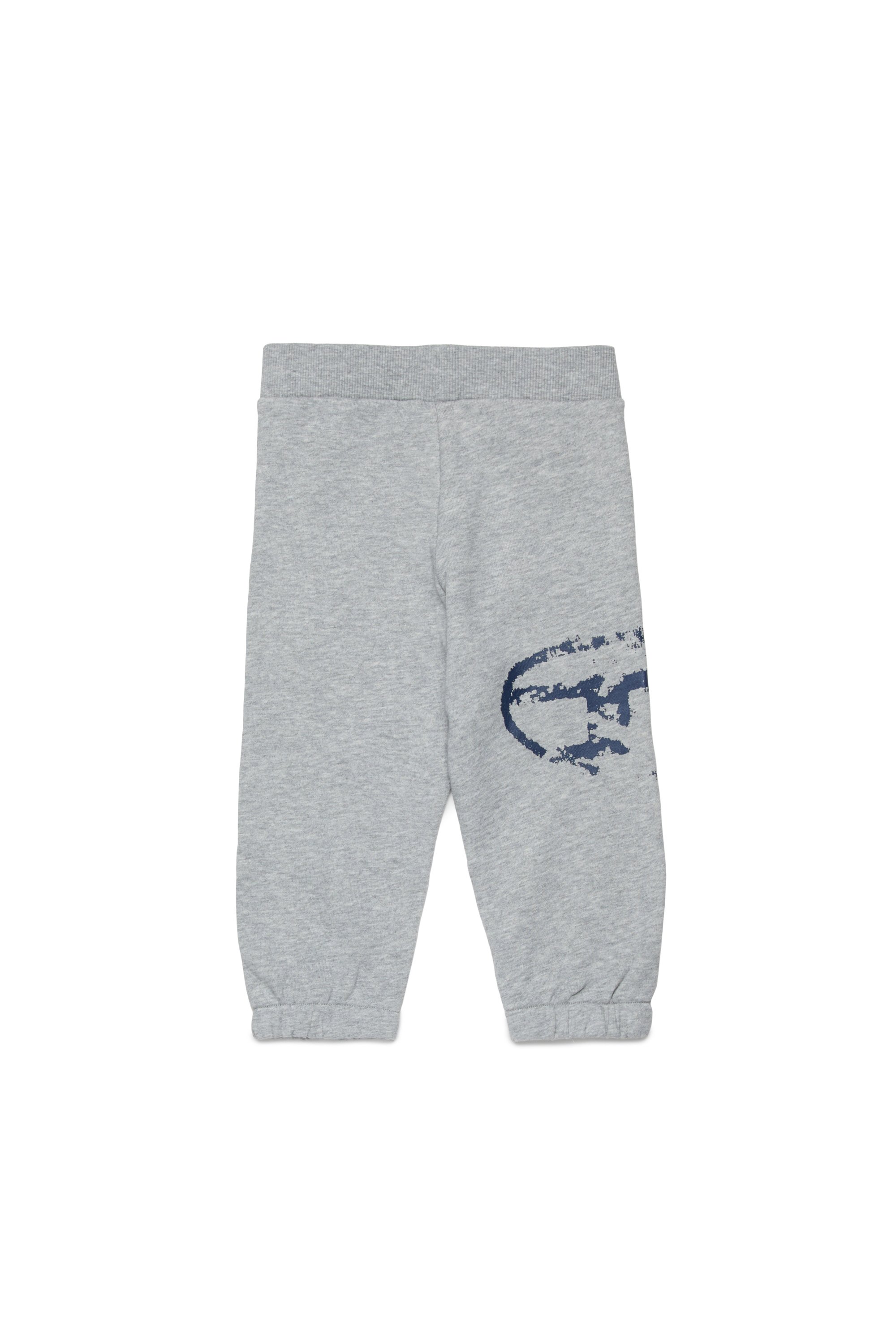 Diesel - PESDIB, Unisex's Sweatpants with distressed Oval D logo in Grey - 2