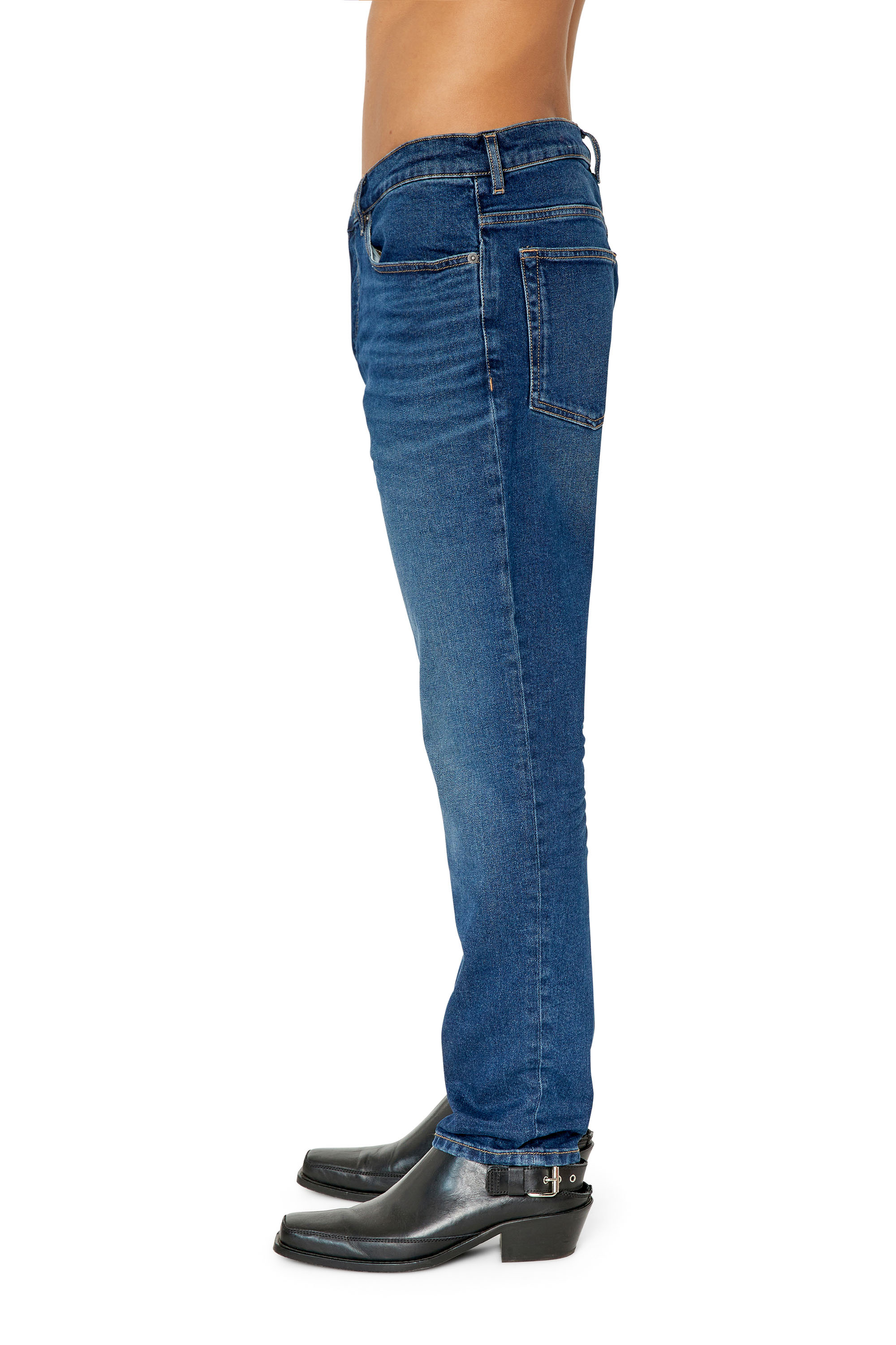 Diesel - 2006 D-Fining 0GYCS Tapered Jeans, Dark Blue - Image 4