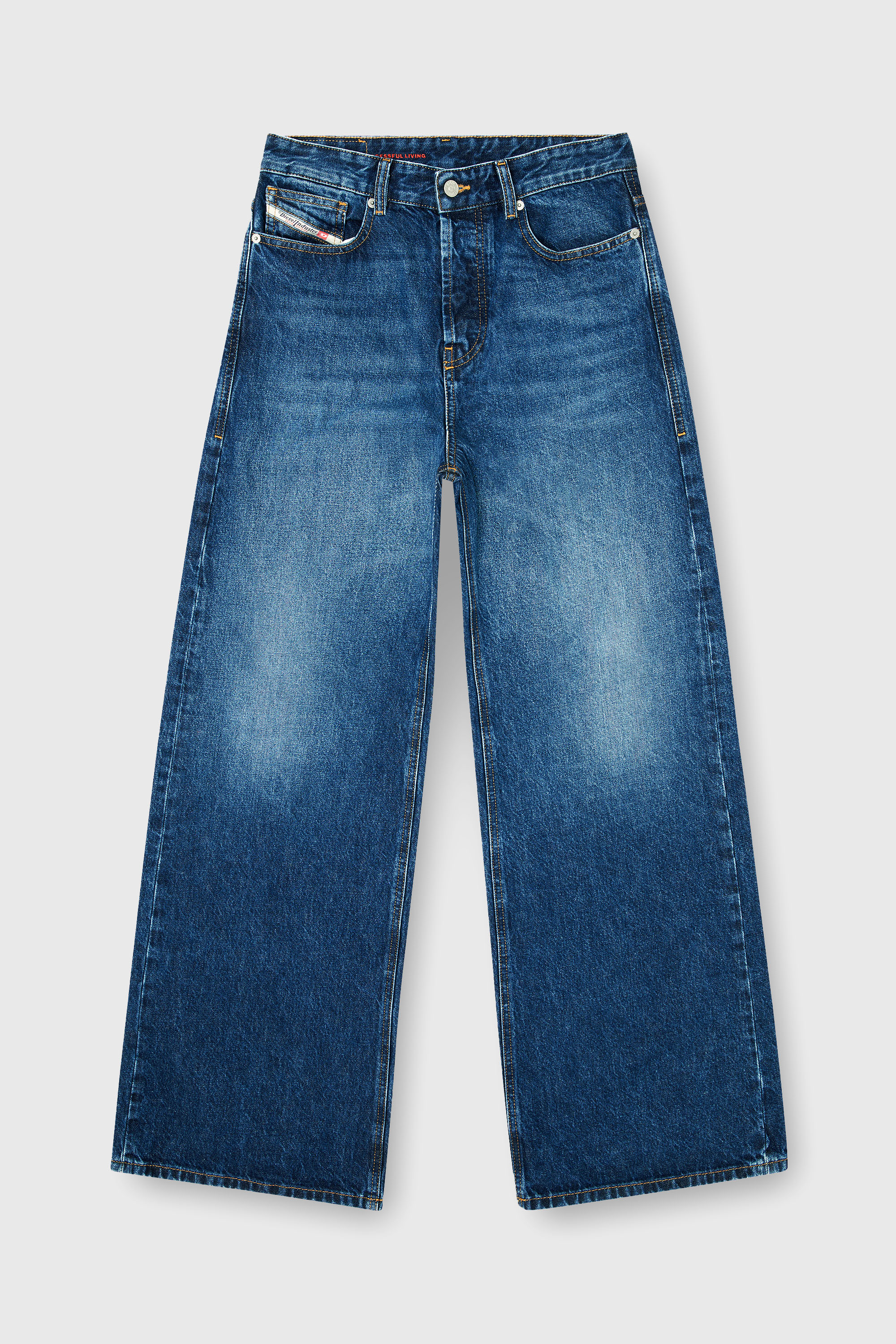 Diesel - Unisex's Relaxed Jeans 1996 D-Sire 09I27, Dark Blue - 2