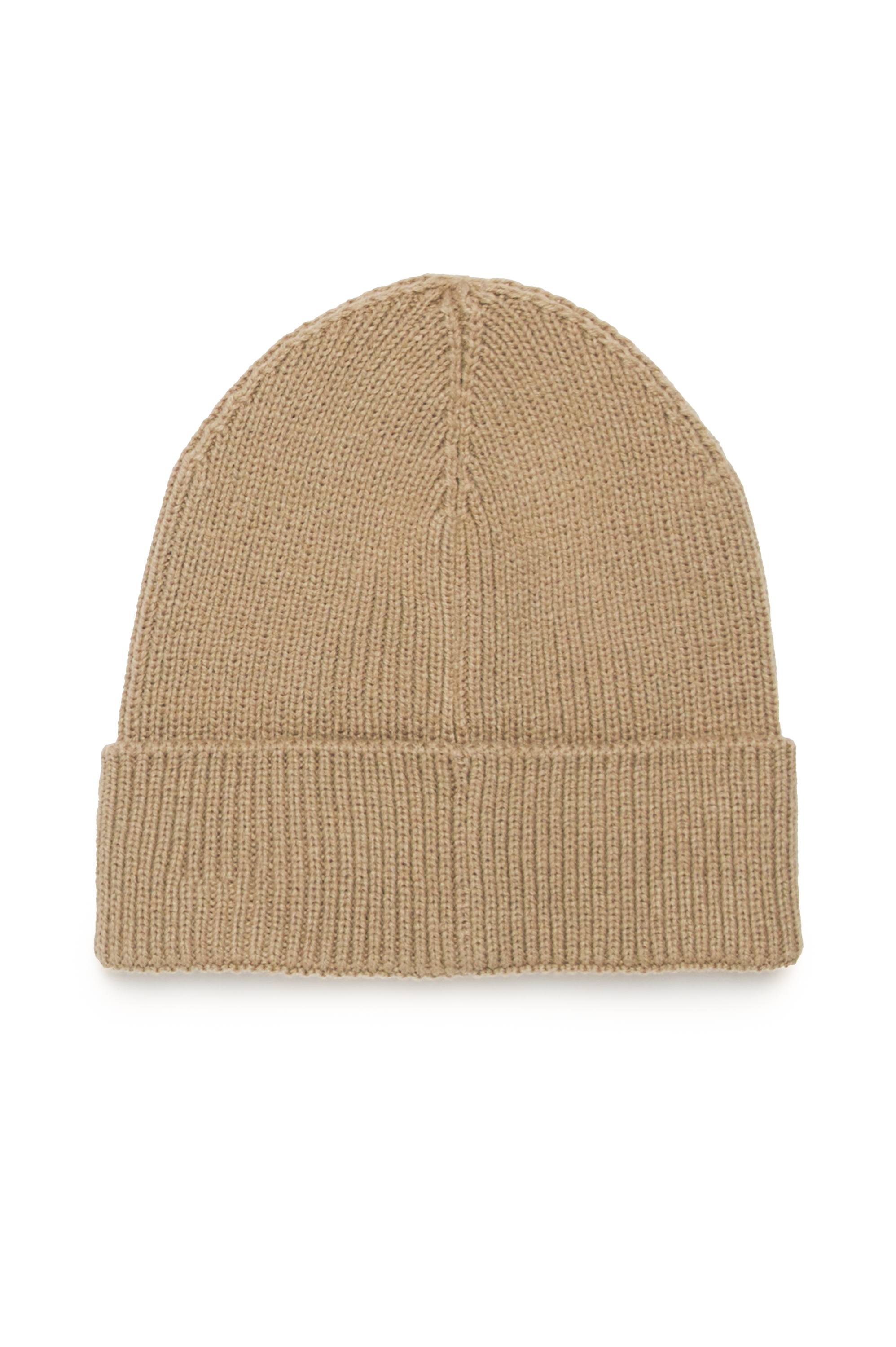 Diesel - FCODERFULLYTX, Unisex's Beanie with logo embroidery in Light Brown - 2