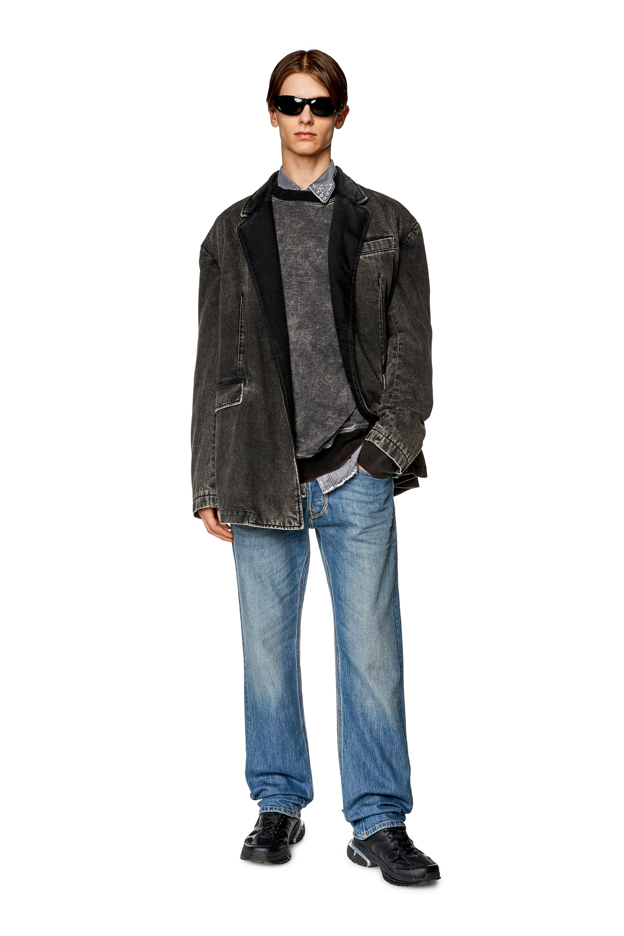 Diesel - Straight Jeans 1985 Larkee 09F88, Medium blue - Image 1