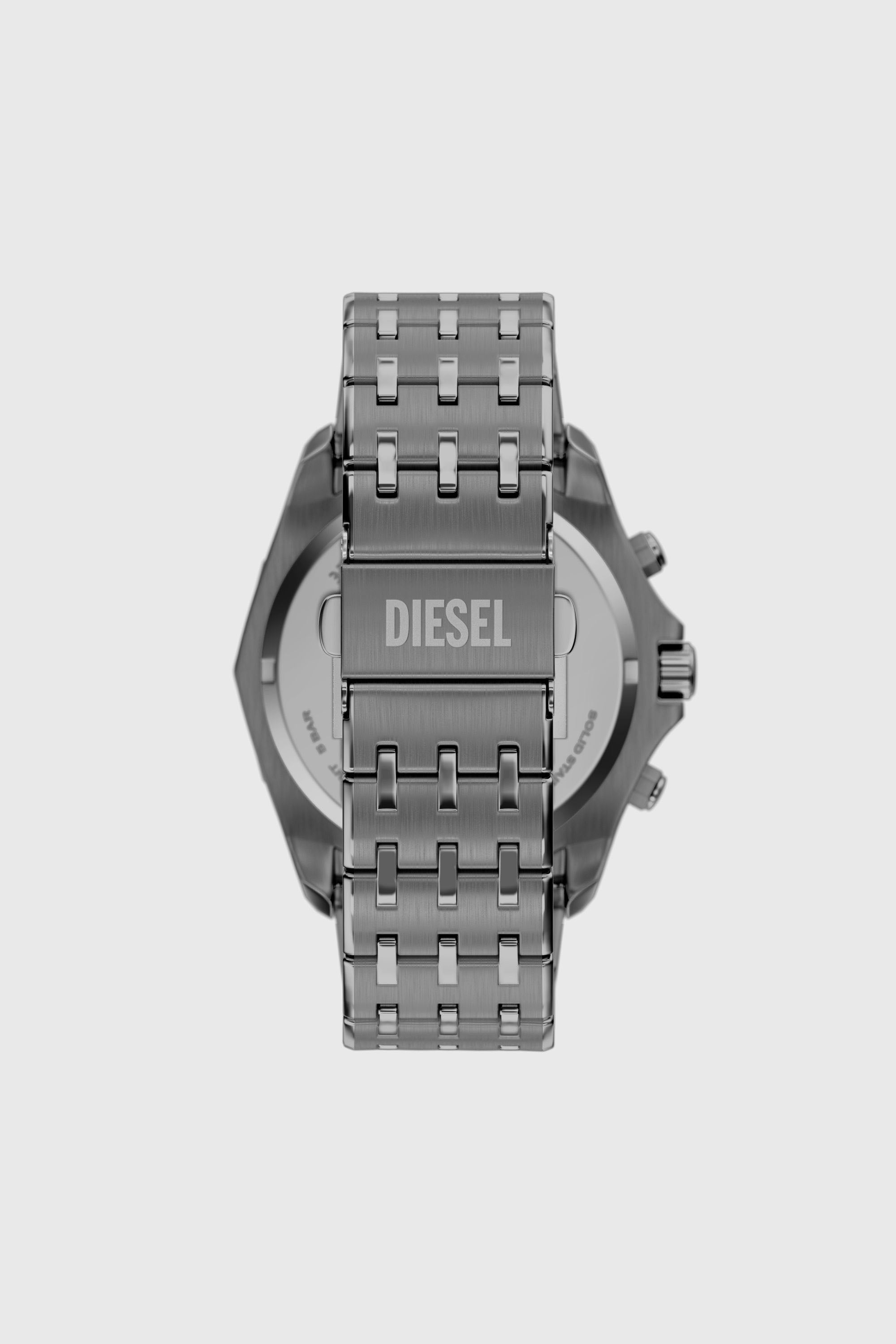 Diesel - DZ4708 WATCH, Man's Spiked stainless steel watch in Grey - 2