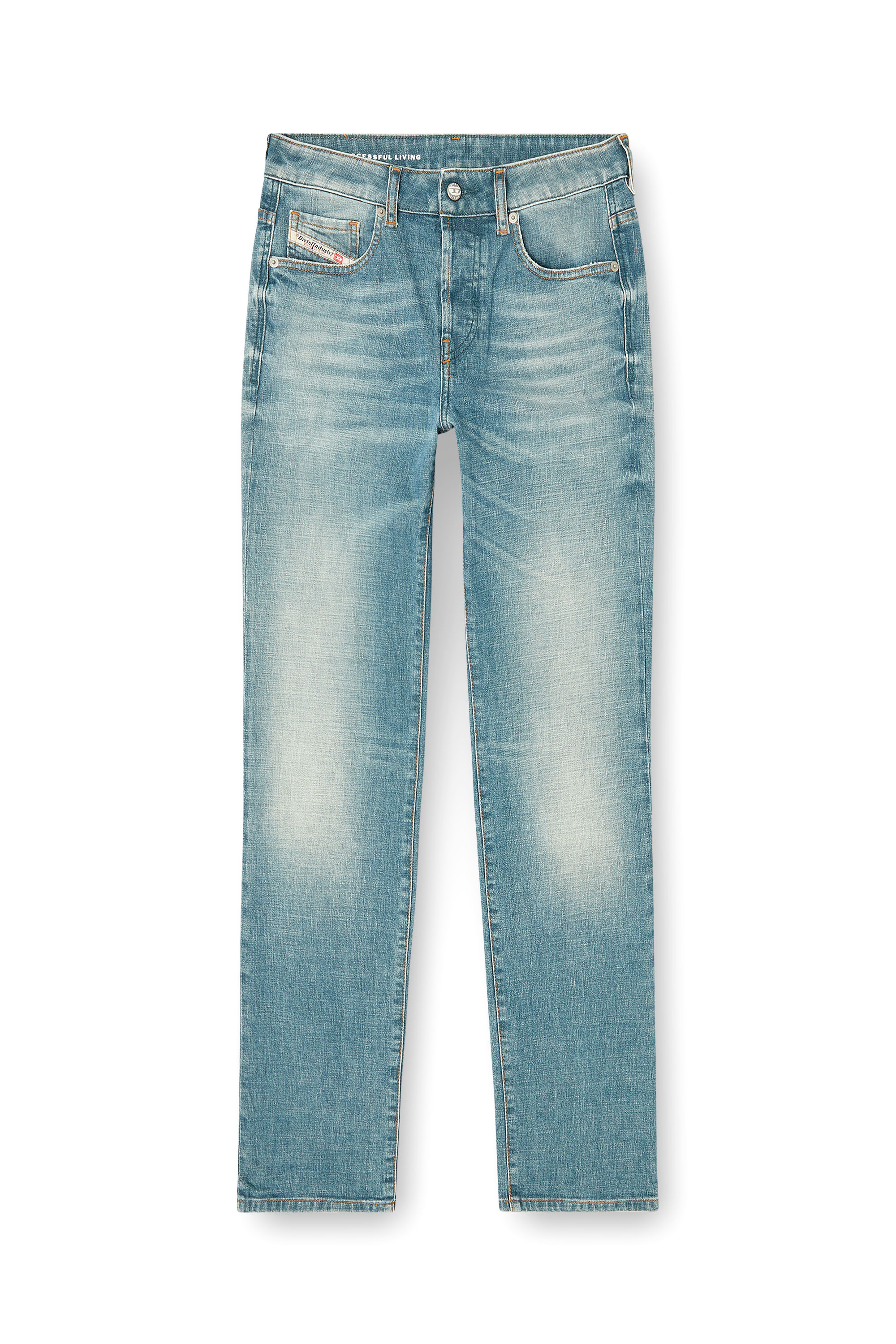Diesel - Woman's Regular Jeans 1989 D-Mine 09M58, Medium blue - 3