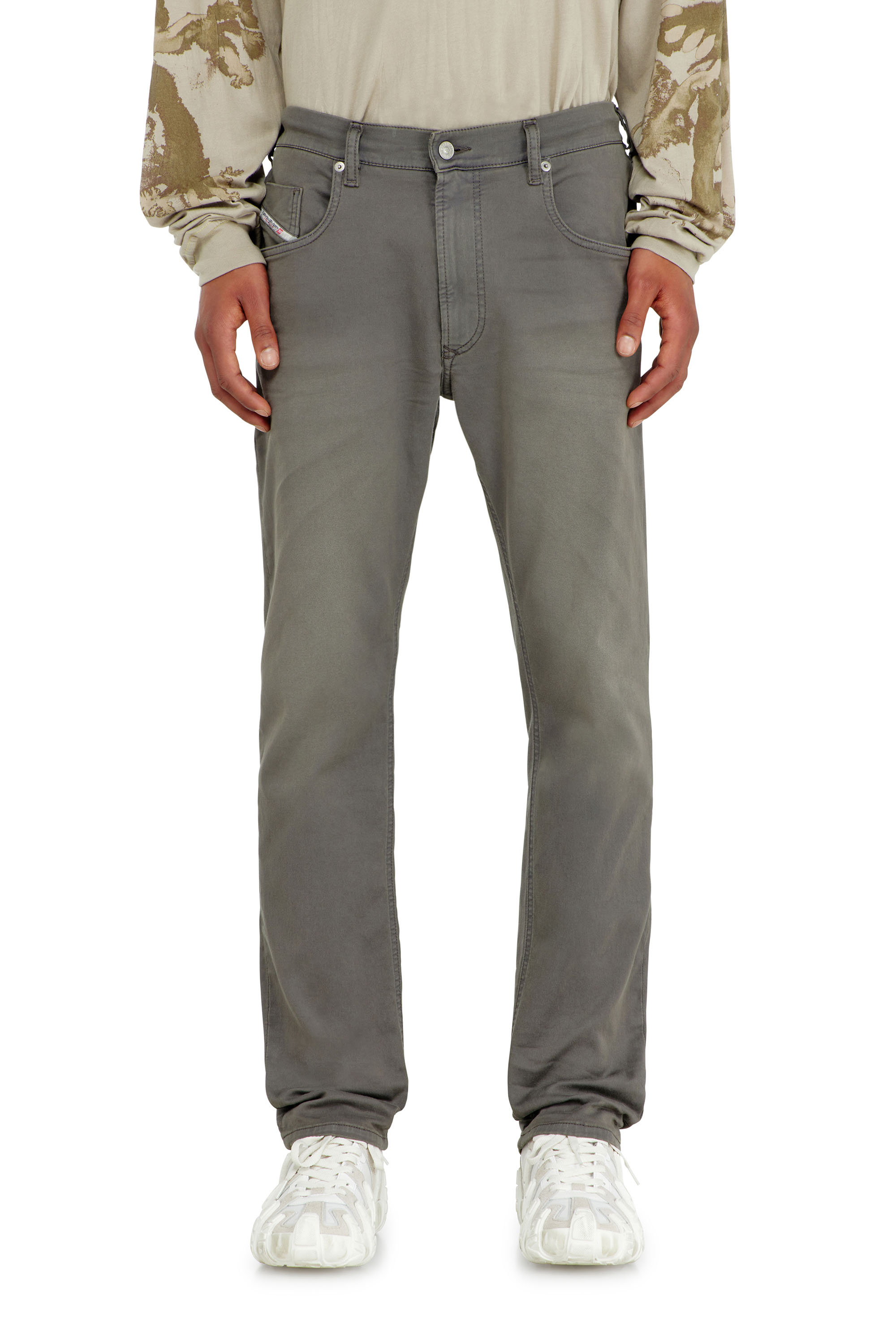 Diesel - Man's Regular 2032 D-Krooley-BW Joggjeans&reg; 0670M, Grey - 2