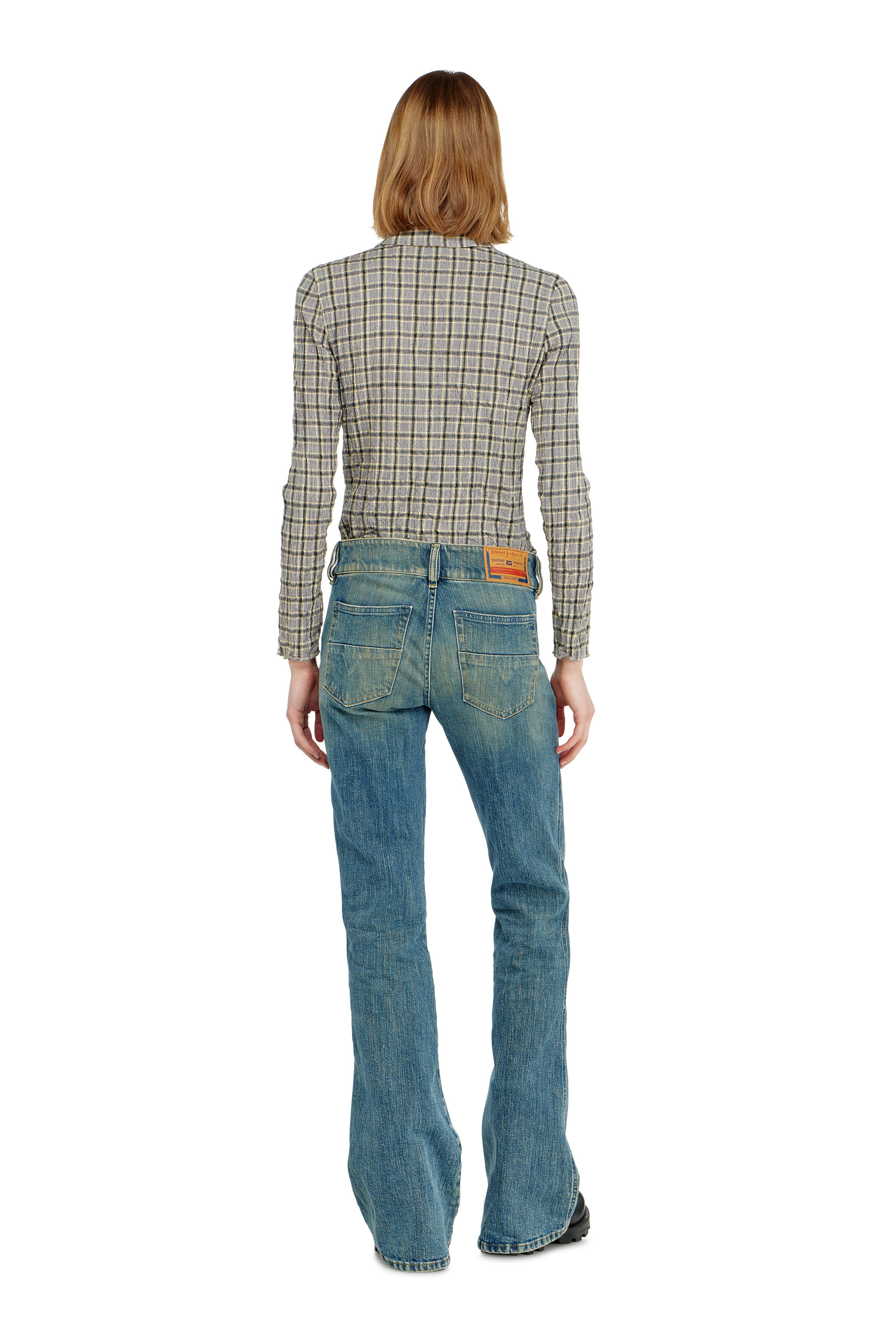Diesel - Woman's Bootcut Jeans D-Hush 007EJ, Medium blue - 3