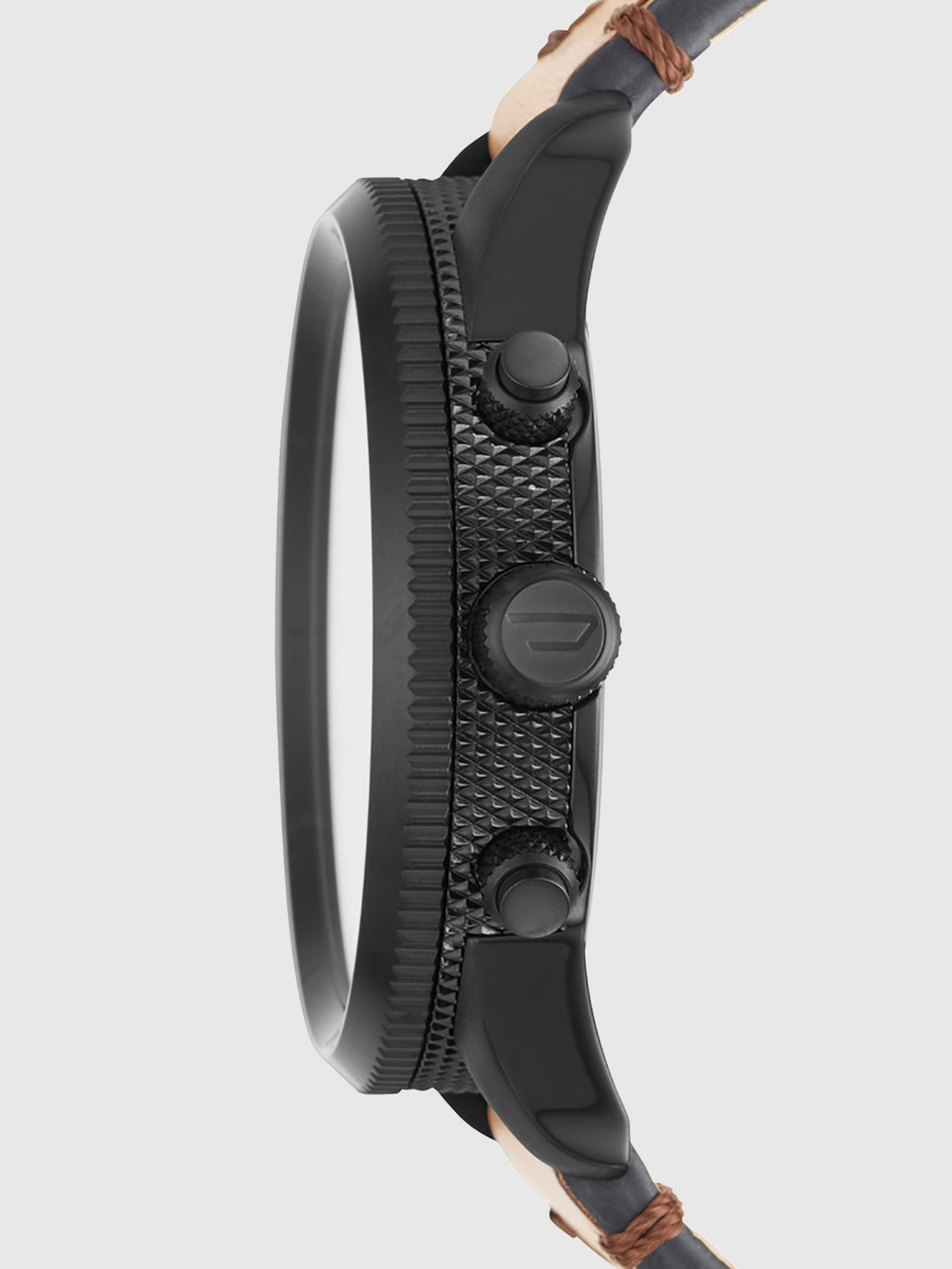 DZ4468 Man: Brown rotating topring watch, 50 mm | Diesel