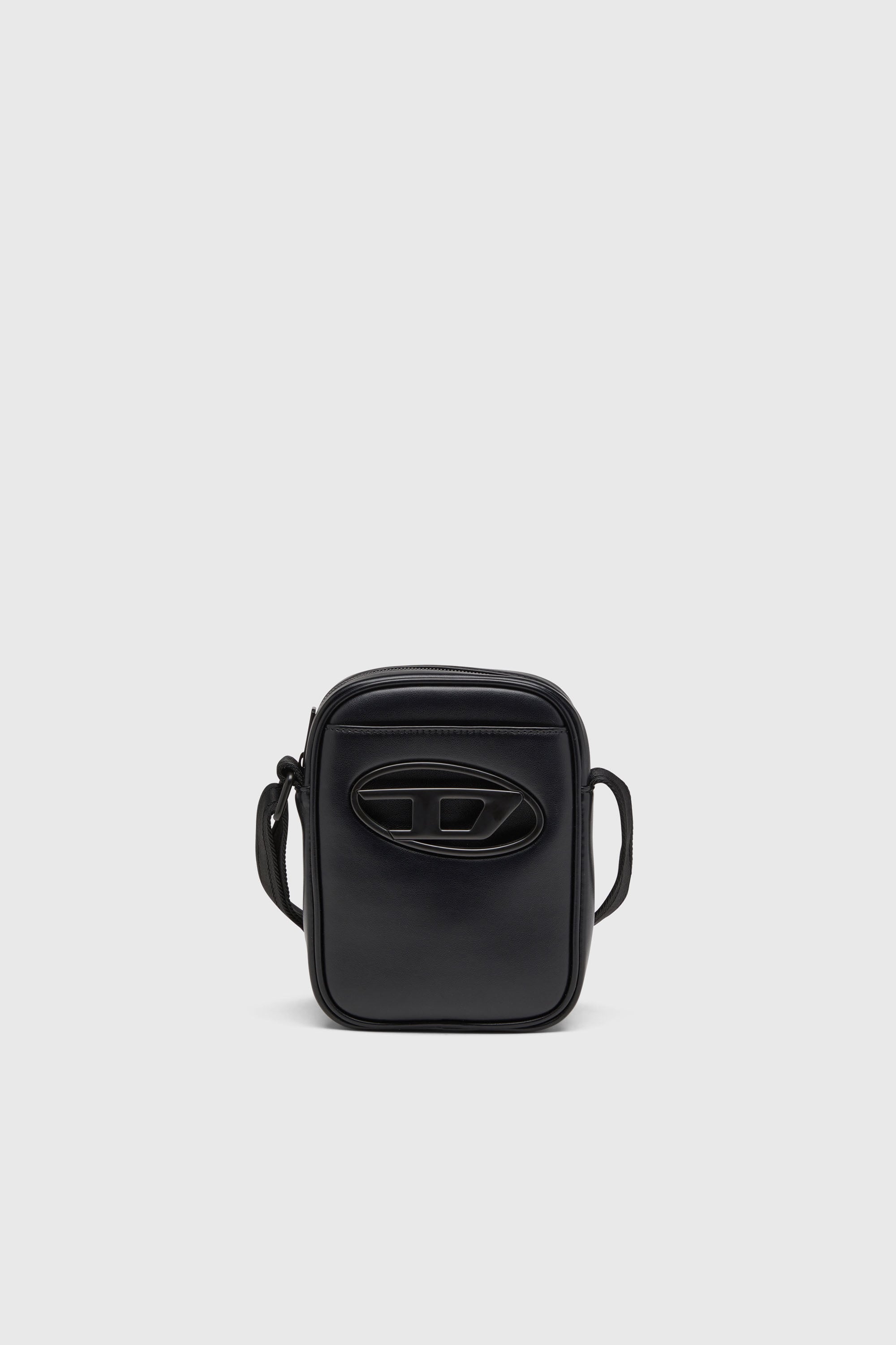 Diesel - HOLI-D CROSSBODY, Man's Holi-D-Crossbody bag in PU and neoprene in Black - 1