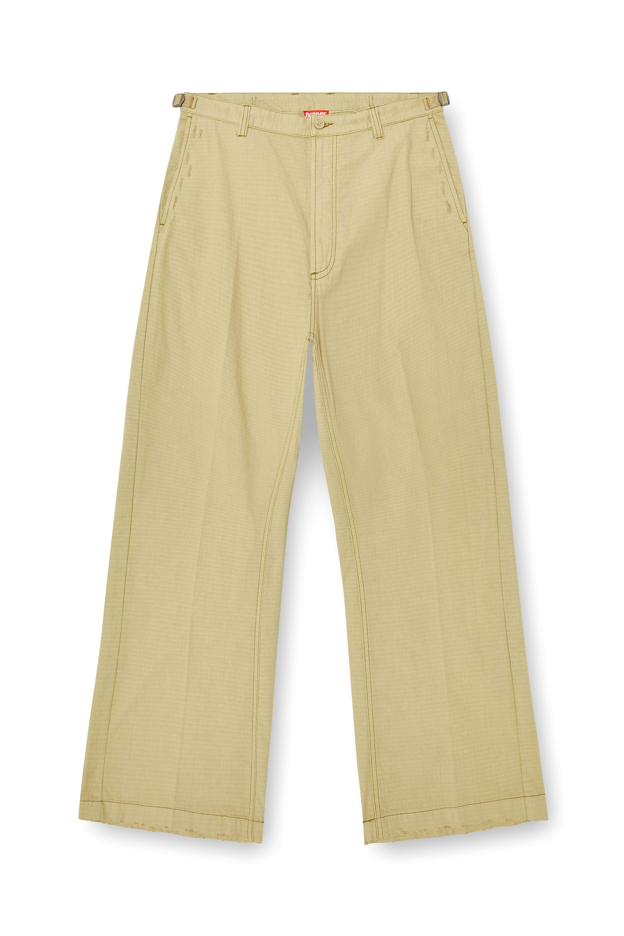 Diesel - P-BALL, Man's Cotton ripstop pants with side buckles in null - 2