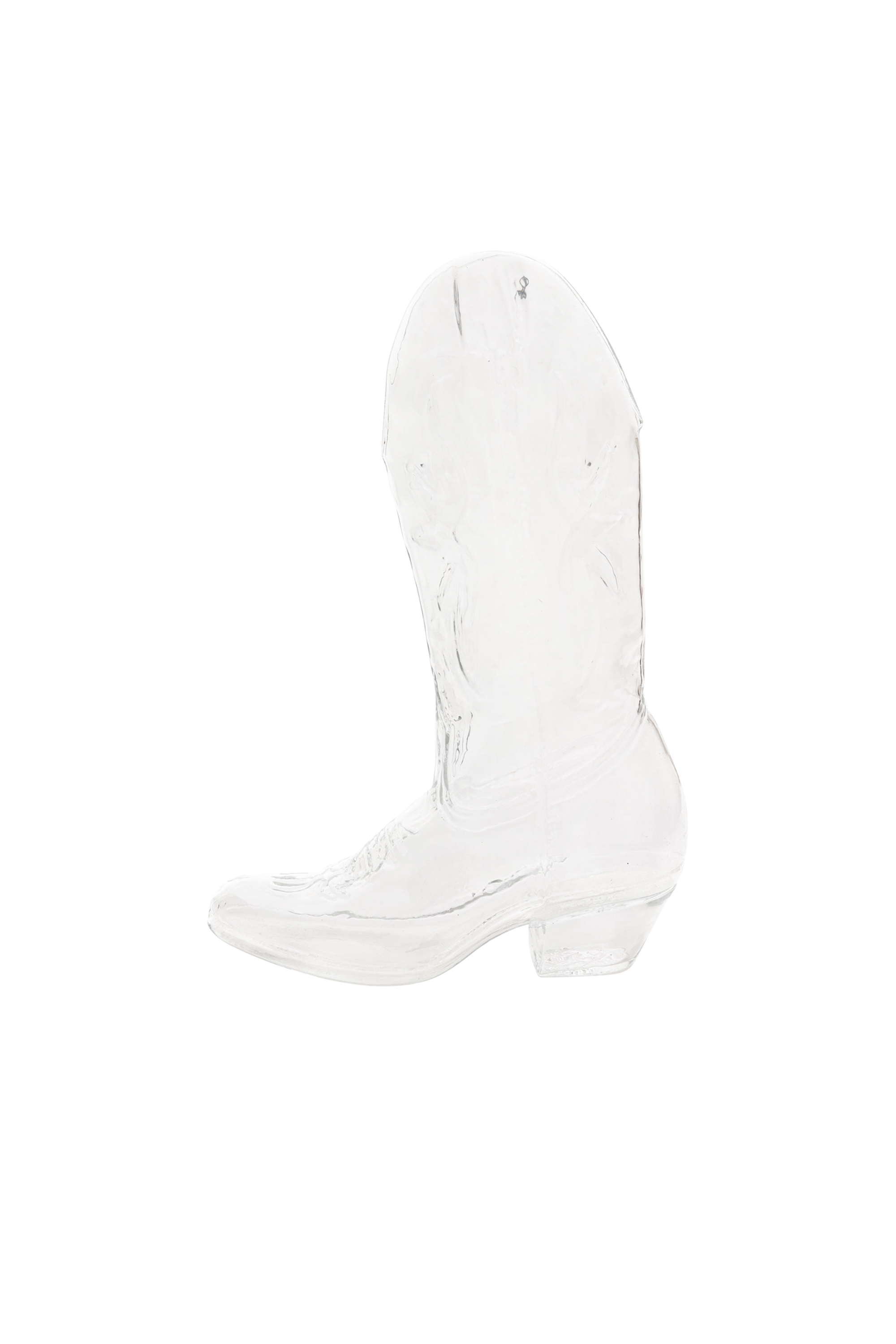 Diesel - 10064 GLASS VASE CRYSTALBOOTIE CM.24X8 H, Unisex's Glass vase in White - 4