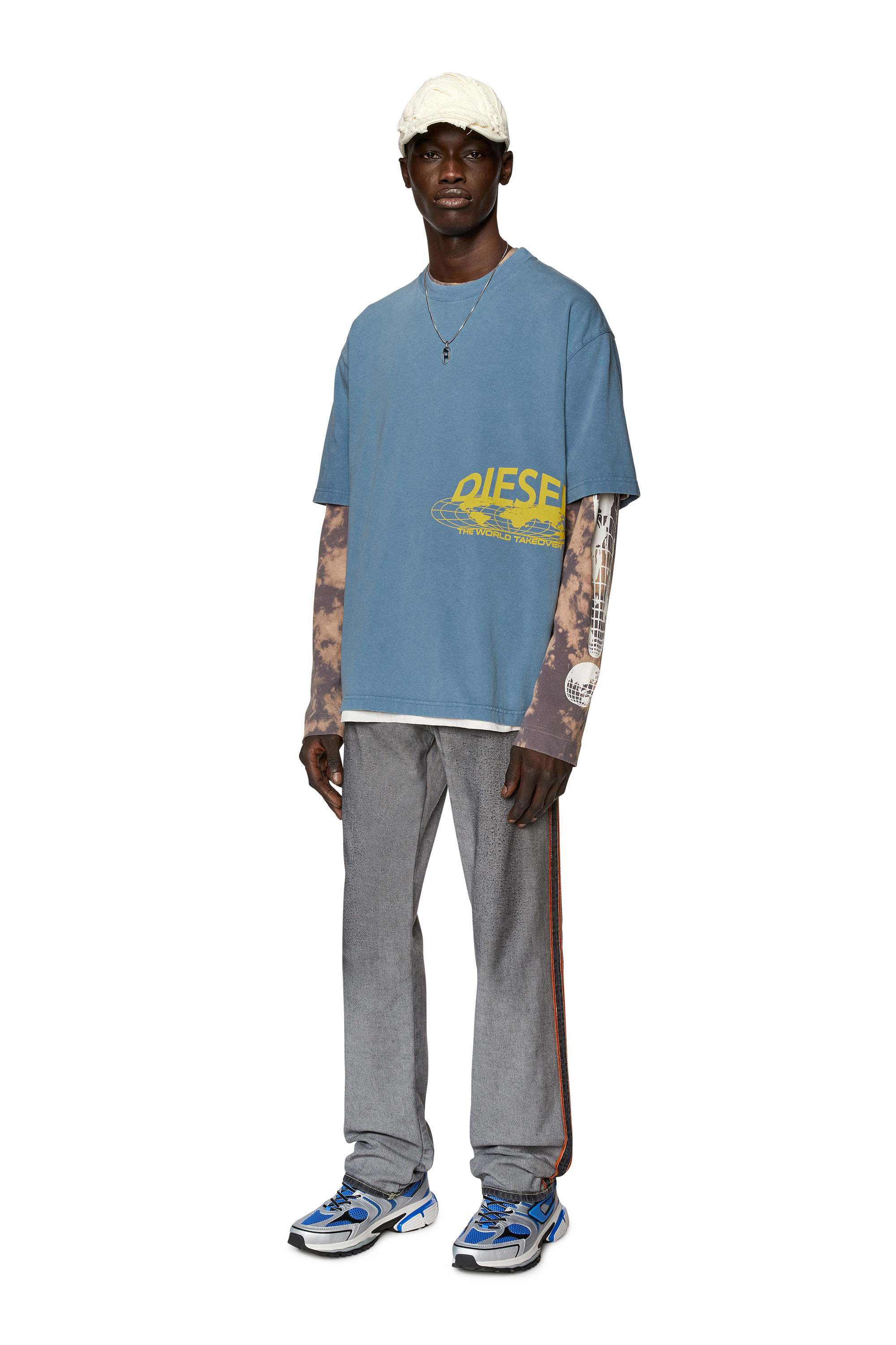 Diesel - T-WASH-L5, Blue - Image 2
