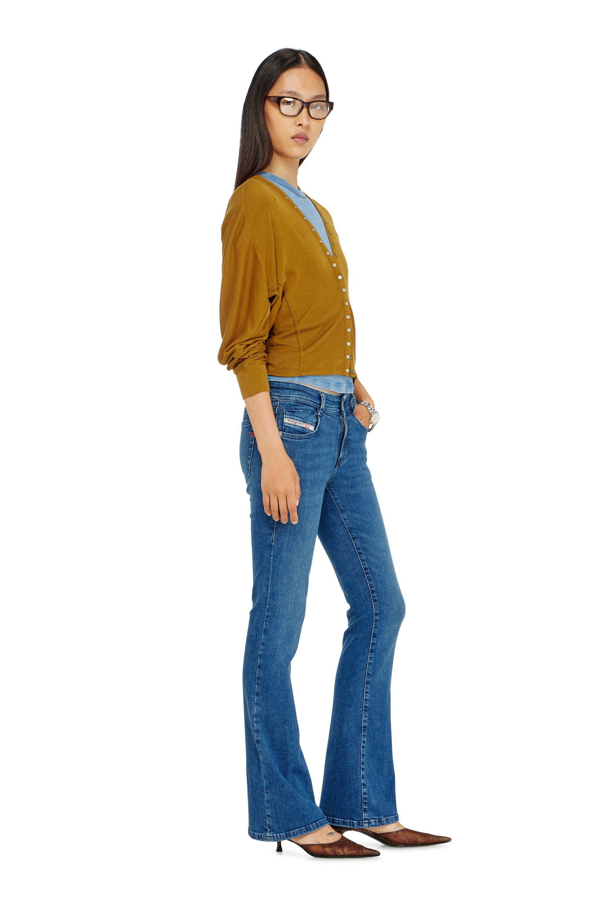 Diesel - Woman's Bootcut Jeans 1969 D-Ebbey 0ADBB, Medium blue - 3