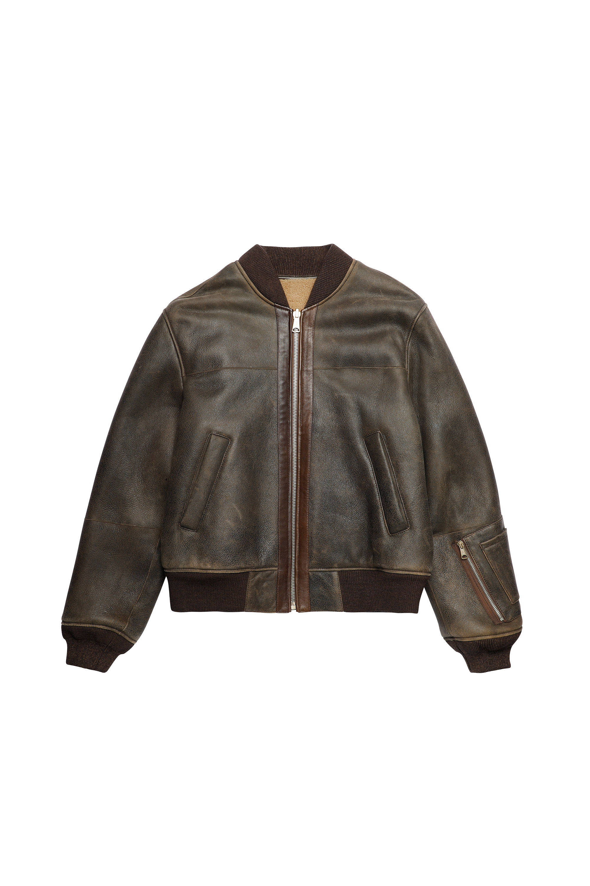 L-CARTER, Brown - Leather jackets