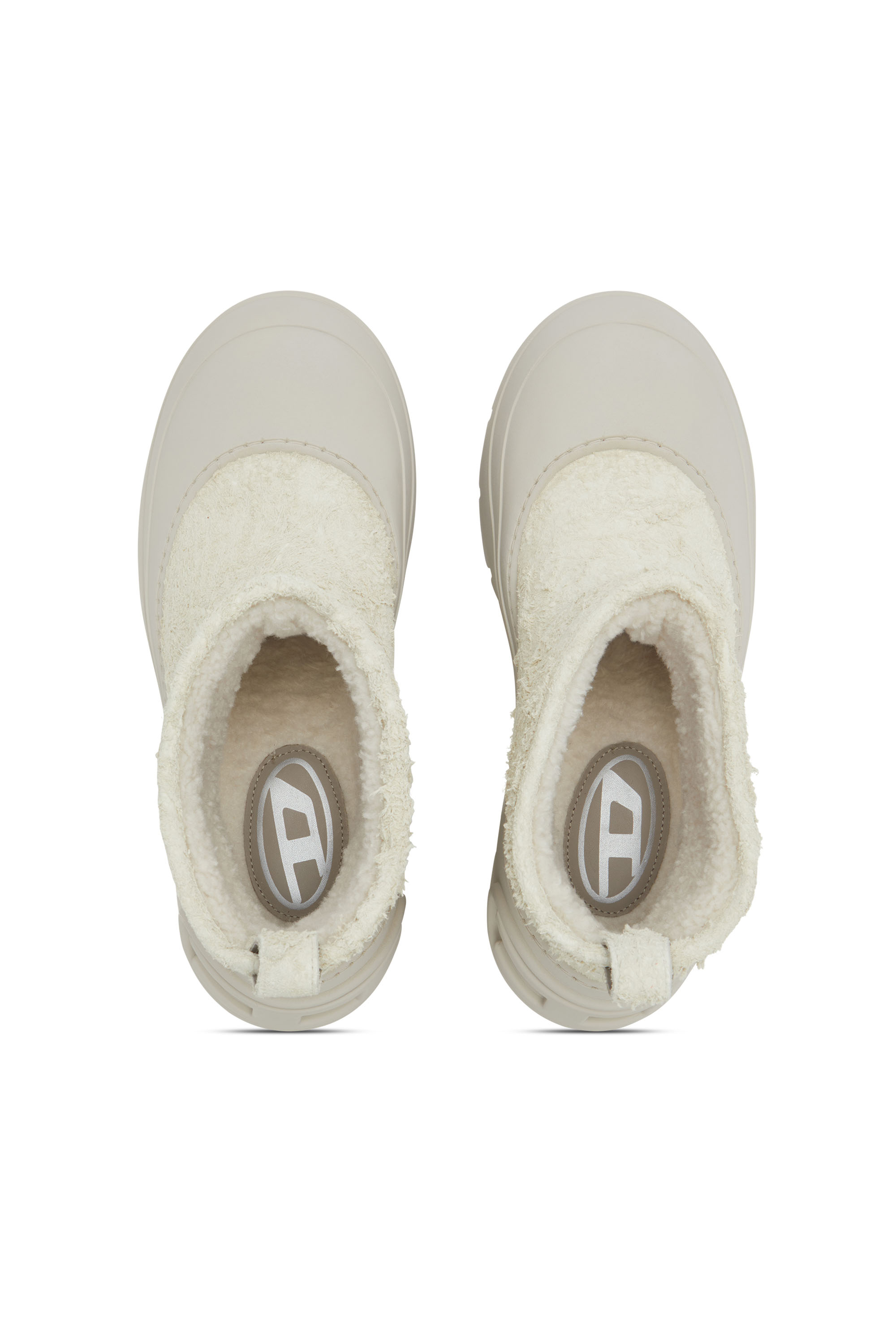 Diesel - D-DONALD MONTONE, Man's D-Donald-Chunky ankle boot with lug sole in White/Grey - 4