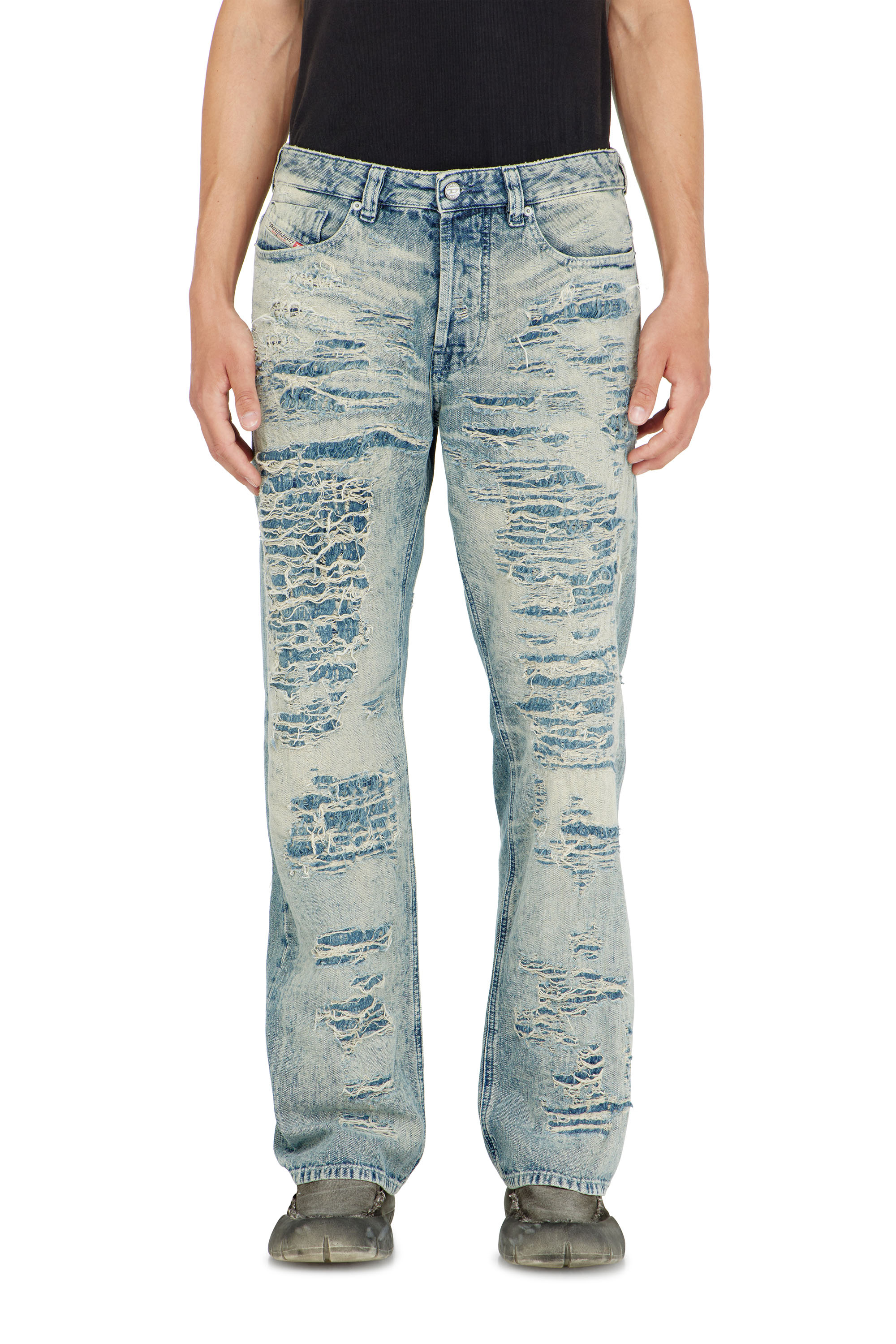 Diesel - Man's Relaxed Jeans 1980 D-Eeper 068YM, Medium blue - 4