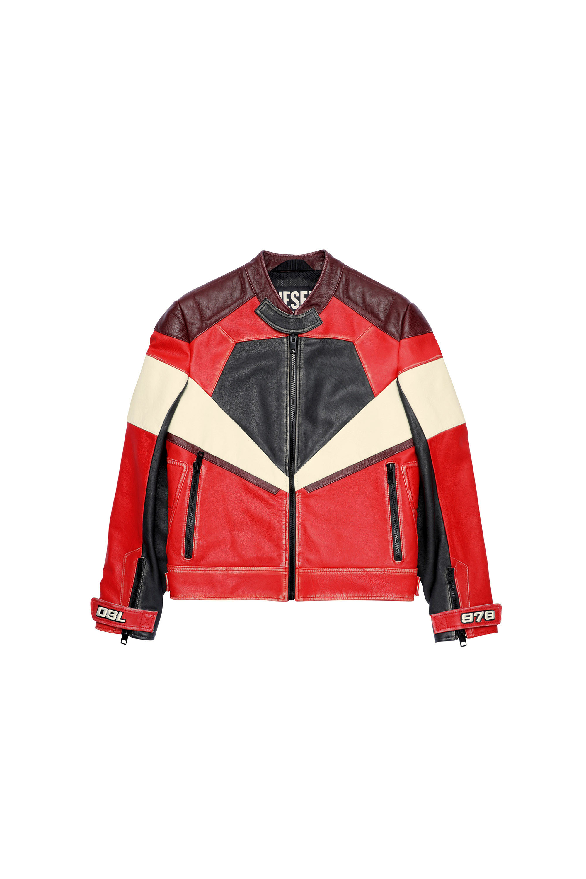 L-TEAM, Red/Black - Leather jackets