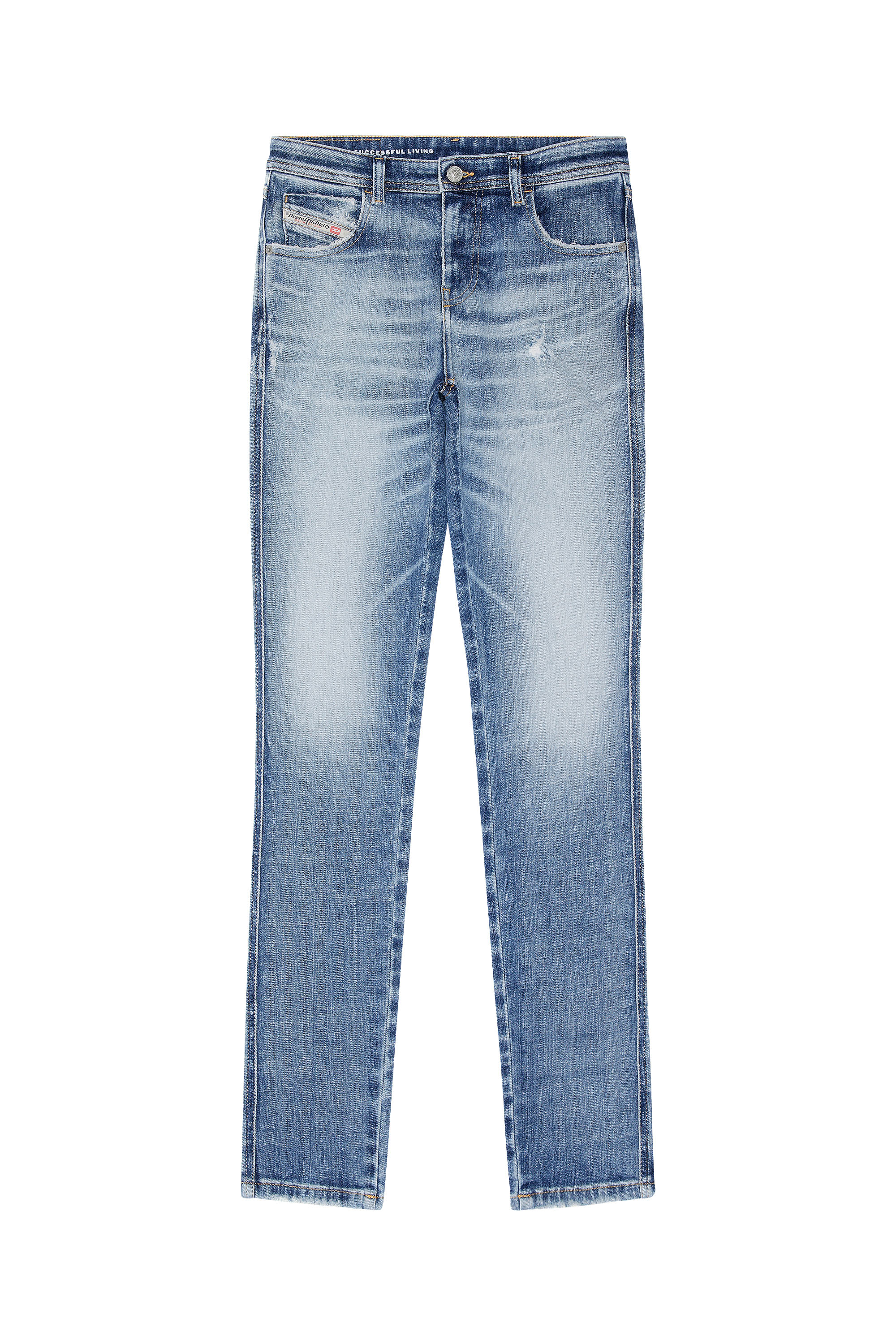 Diesel - Skinny Jeans 2015 Babhila 09G35, Medium blue - Image 3